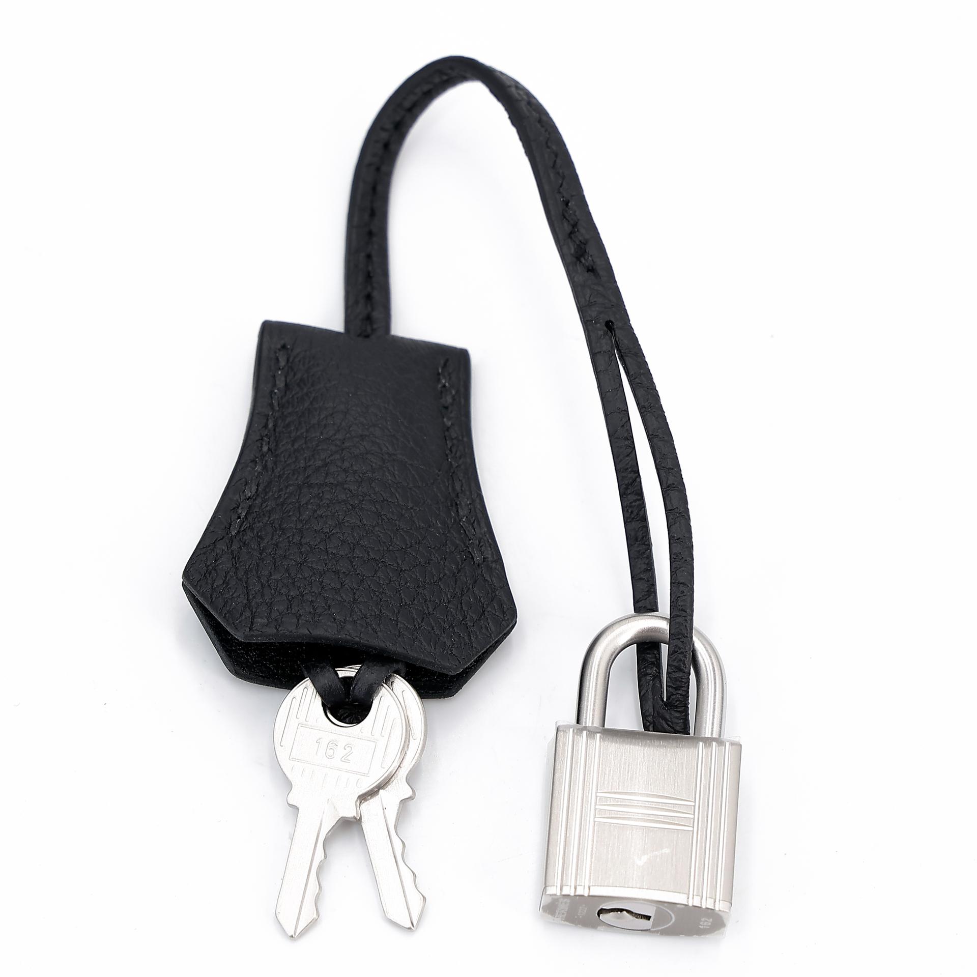 Brand New ( Rank N ) HERMÈS Birkin 25 Black (89) Togo Brushed Palladium K (2025) - 14