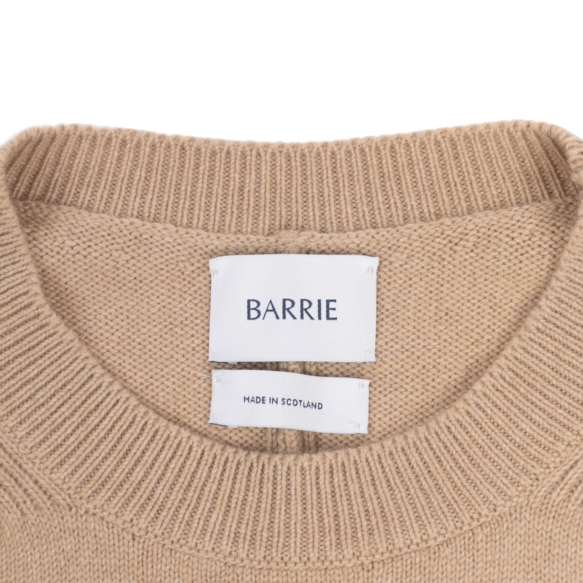 Unused ( Rank NS )BARRIE Iconic oversized cashmere jumper Beige Cashmere - 4