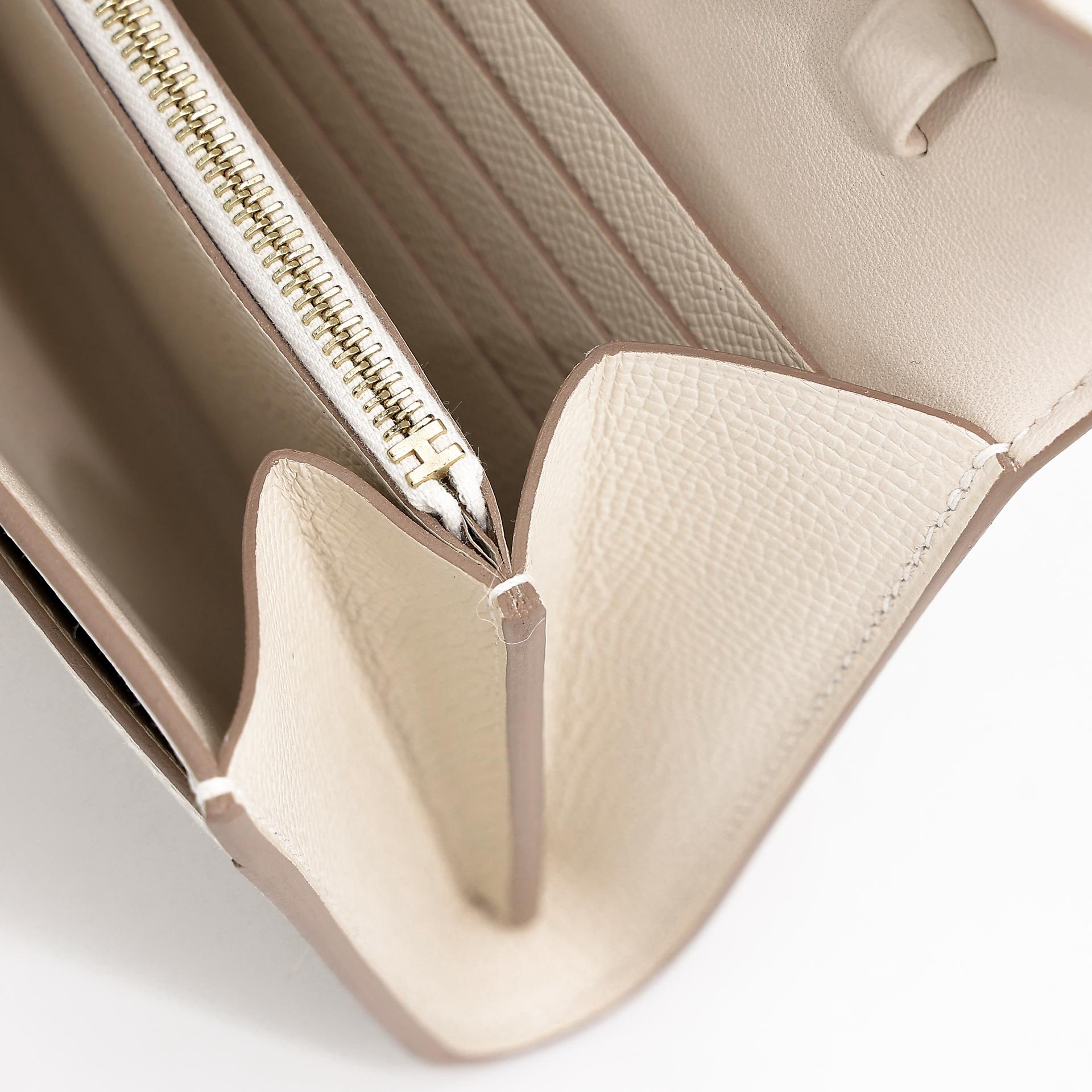 Brand New ( Rank N ) HERMÈS Constance To Go Craie (10) Epsom Gold hardware W (2024) - 12
