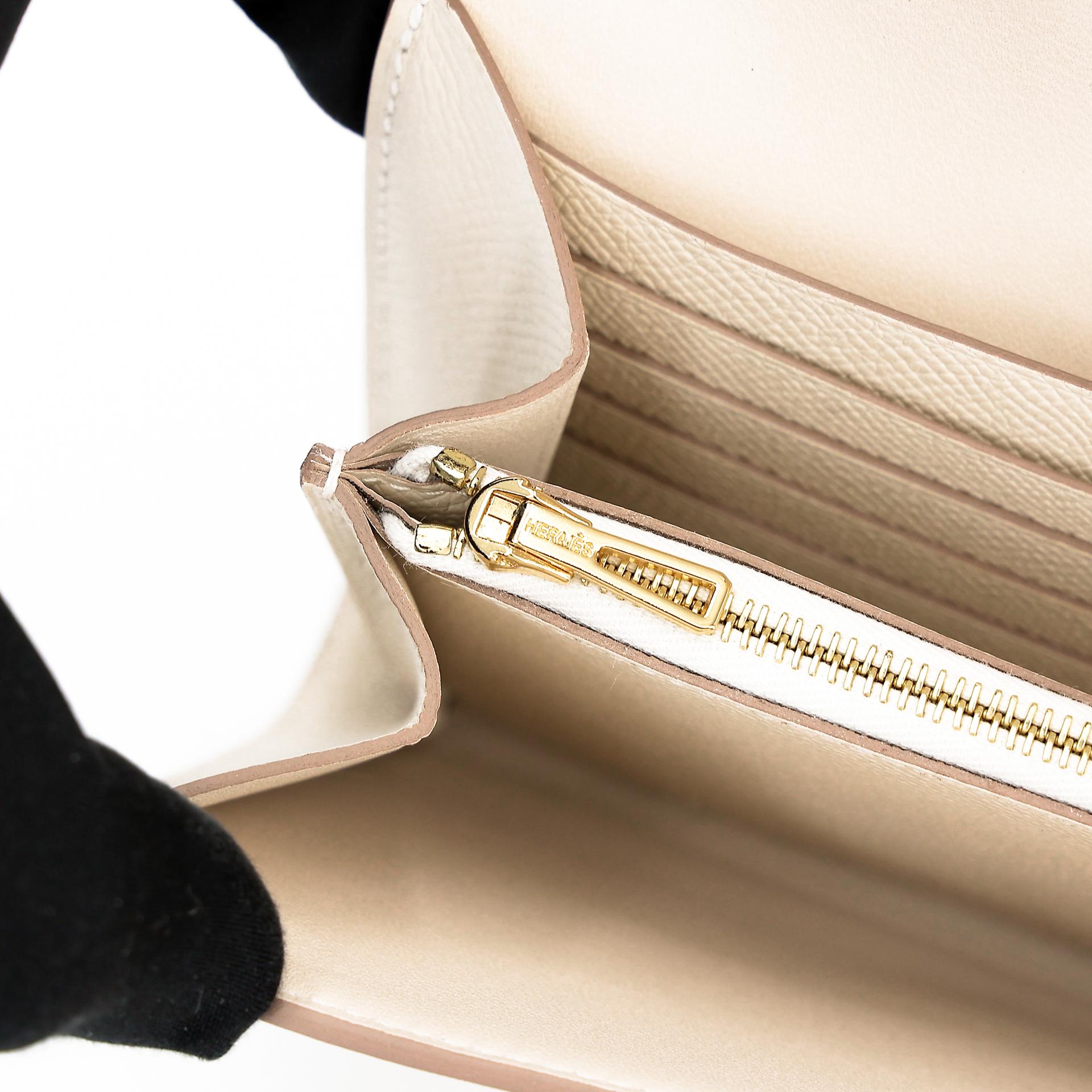 Brand New ( Rank N ) HERMÈS Constance To Go Craie (10) Epsom Gold hardware W (2024) - 14