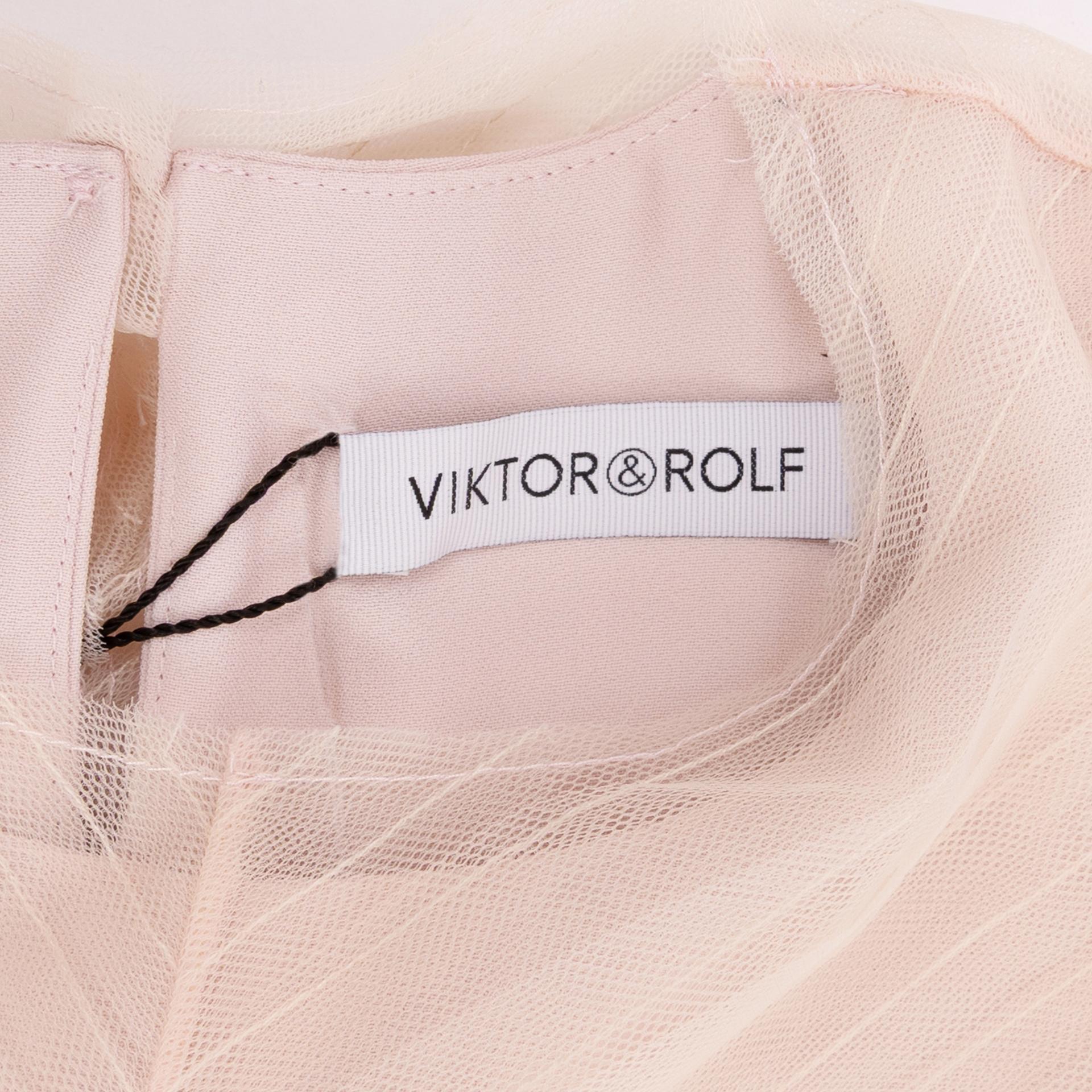 Unused ( Rank NS )VIKTOR & ROLF Tulle Maxi Dress Multi-color - 5