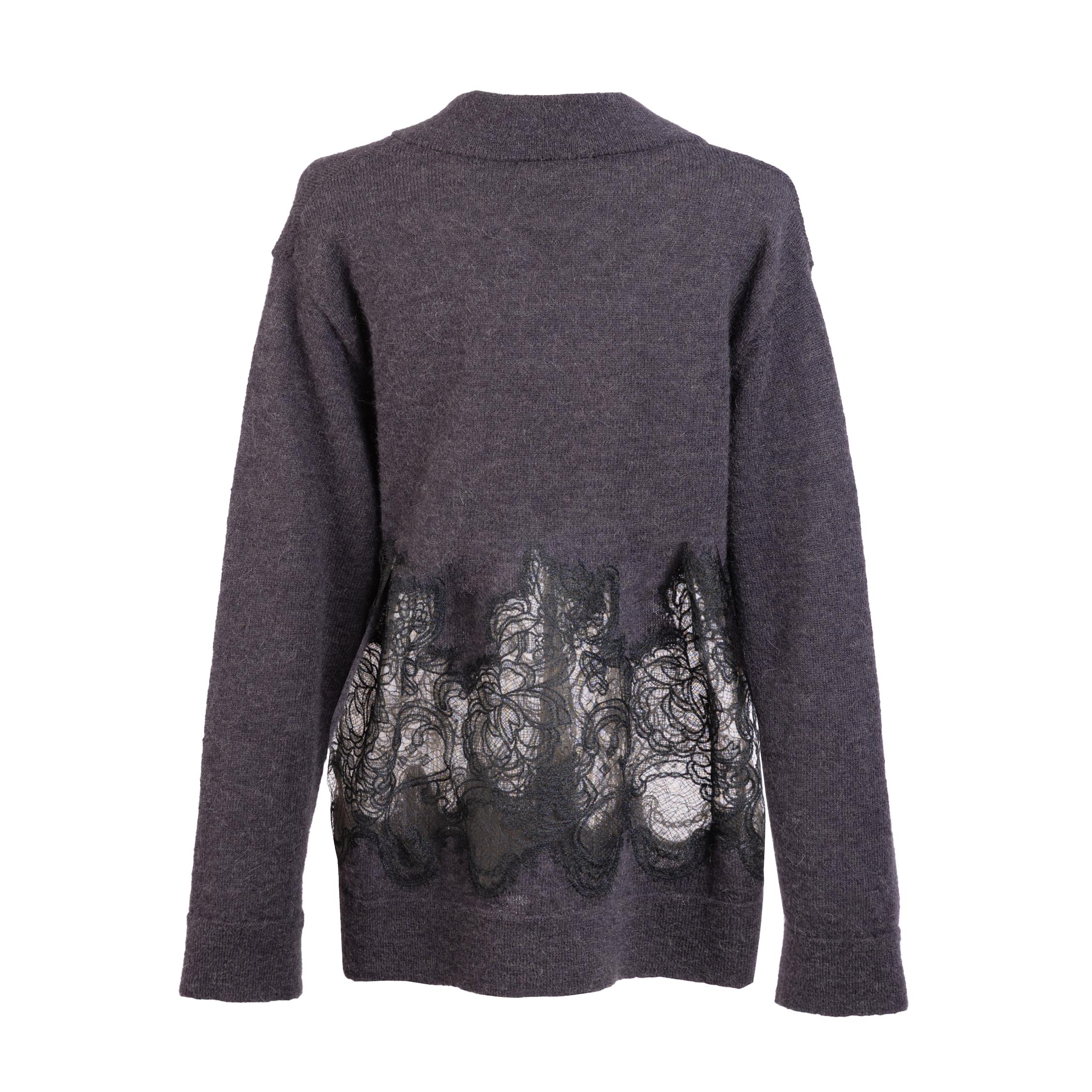 Unused ( Rank NS )VIKTOR & ROLF Graceful Haute Fantaisie Sweater Charcoal - 4