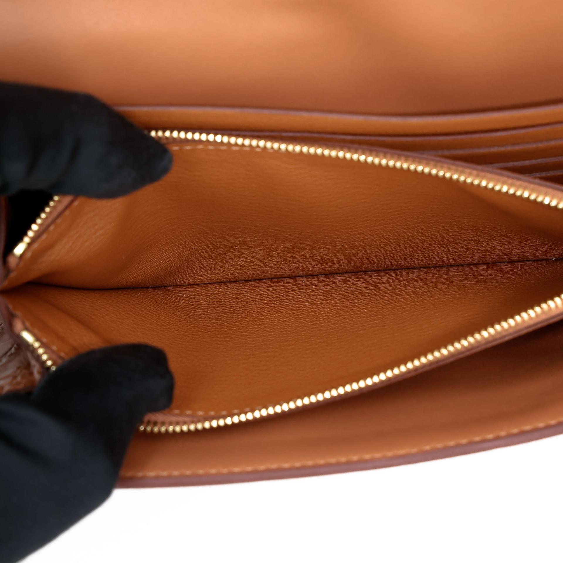 Unused ( Rank NS ) HERMÈS Constance To Go Gold (37) Matte Alligator Gold hardware Z (2021) - 18