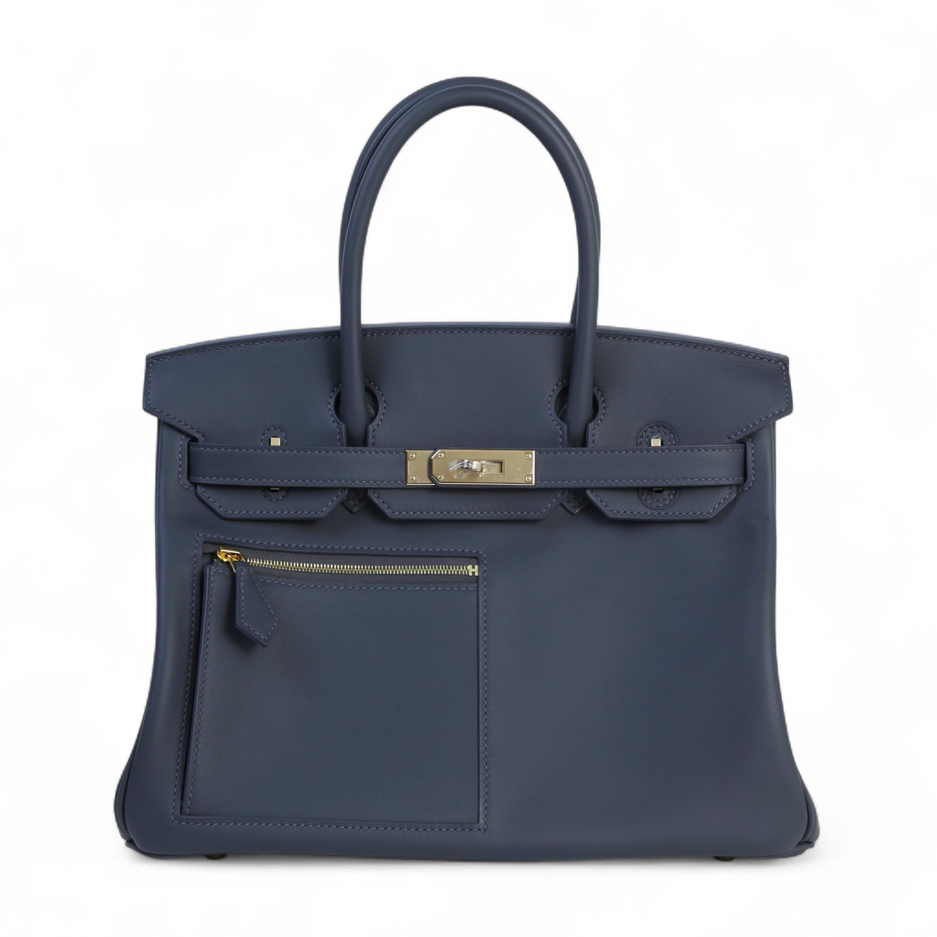 Brand New ( Rank N ) HERMÈS Birkin 30 Colormatic Ardoise (85) Swift Permabrass hardware K (2025) - 1