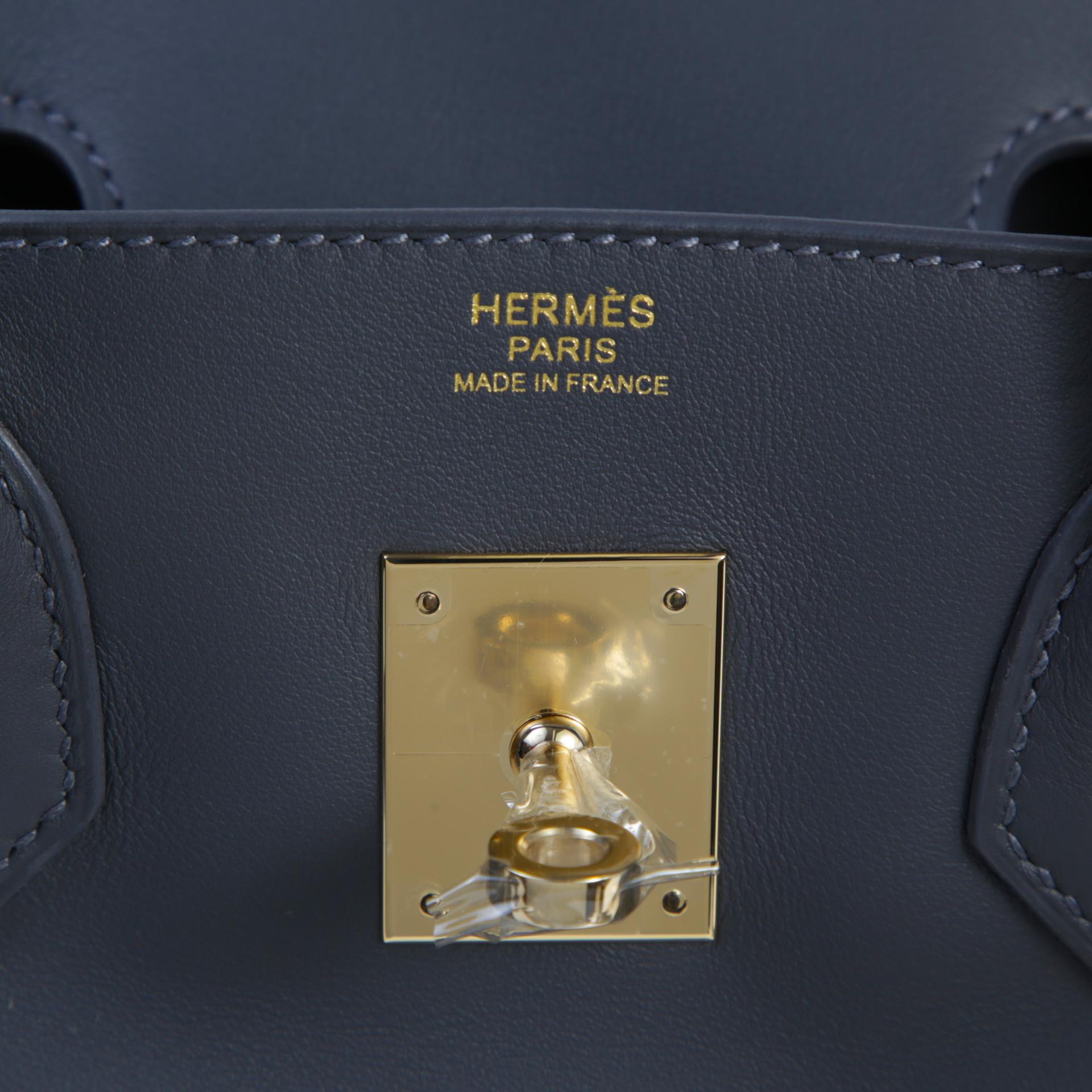 Brand New ( Rank N ) HERMÈS Birkin 30 Colormatic Ardoise (85) Swift Permabrass hardware K (2025) - 8