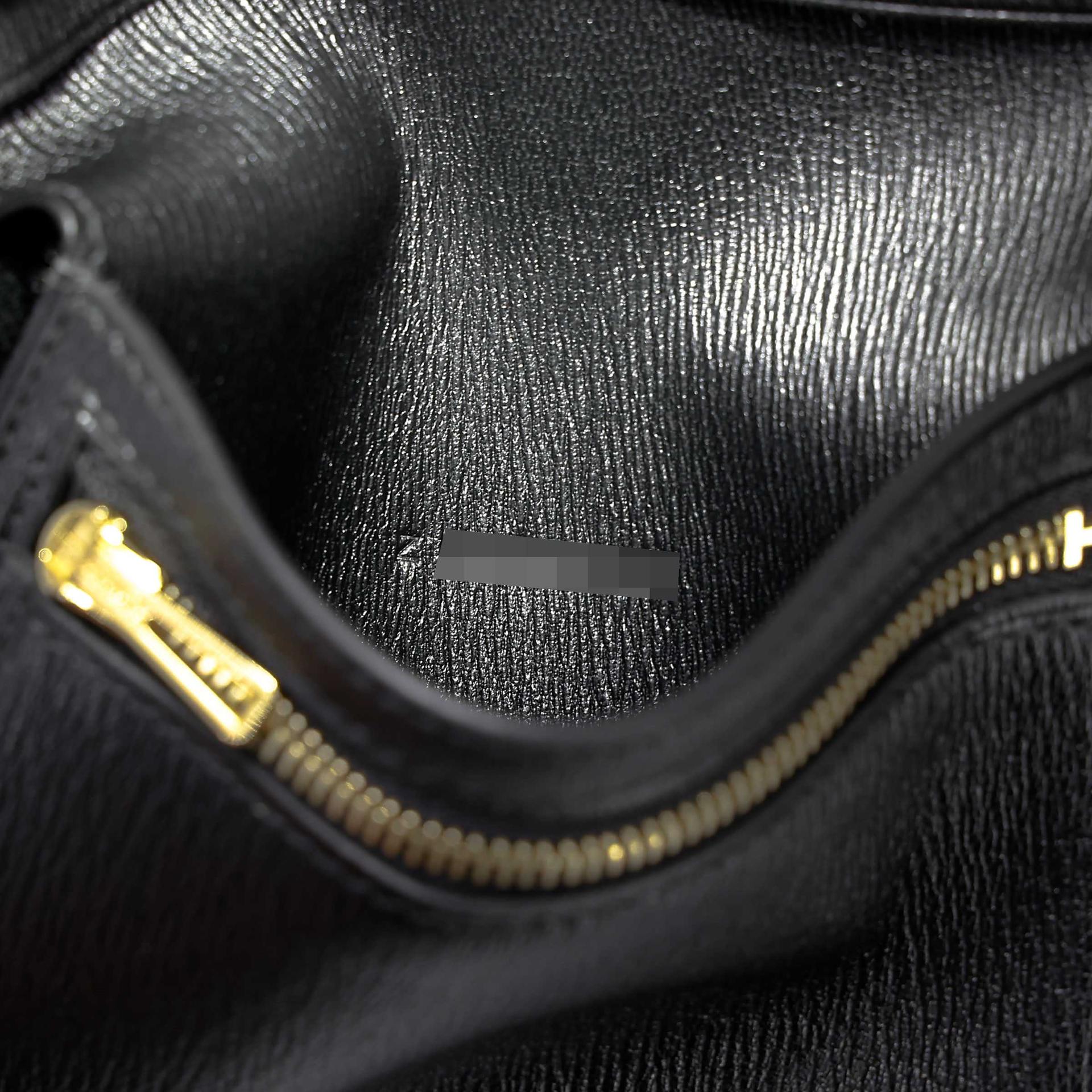 Brand New ( Rank N ) HERMÈS Bearn Compact wallet Noir (89) Matte Alligator Gold hardware Z (2021) - 12