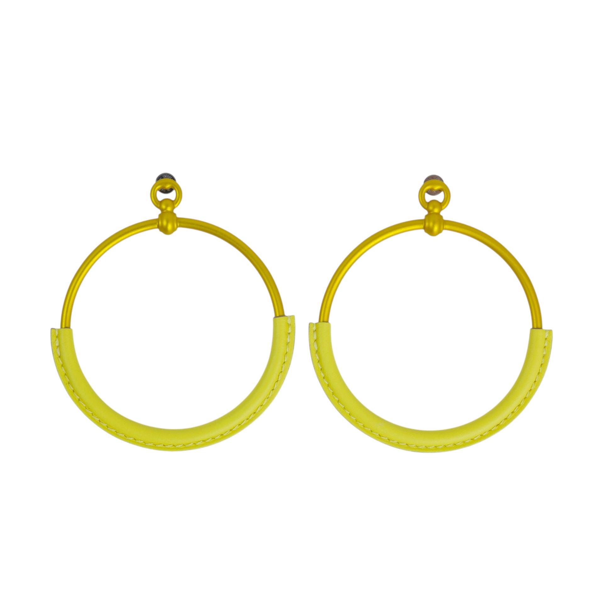 Loop earrings PM Lime (9R)