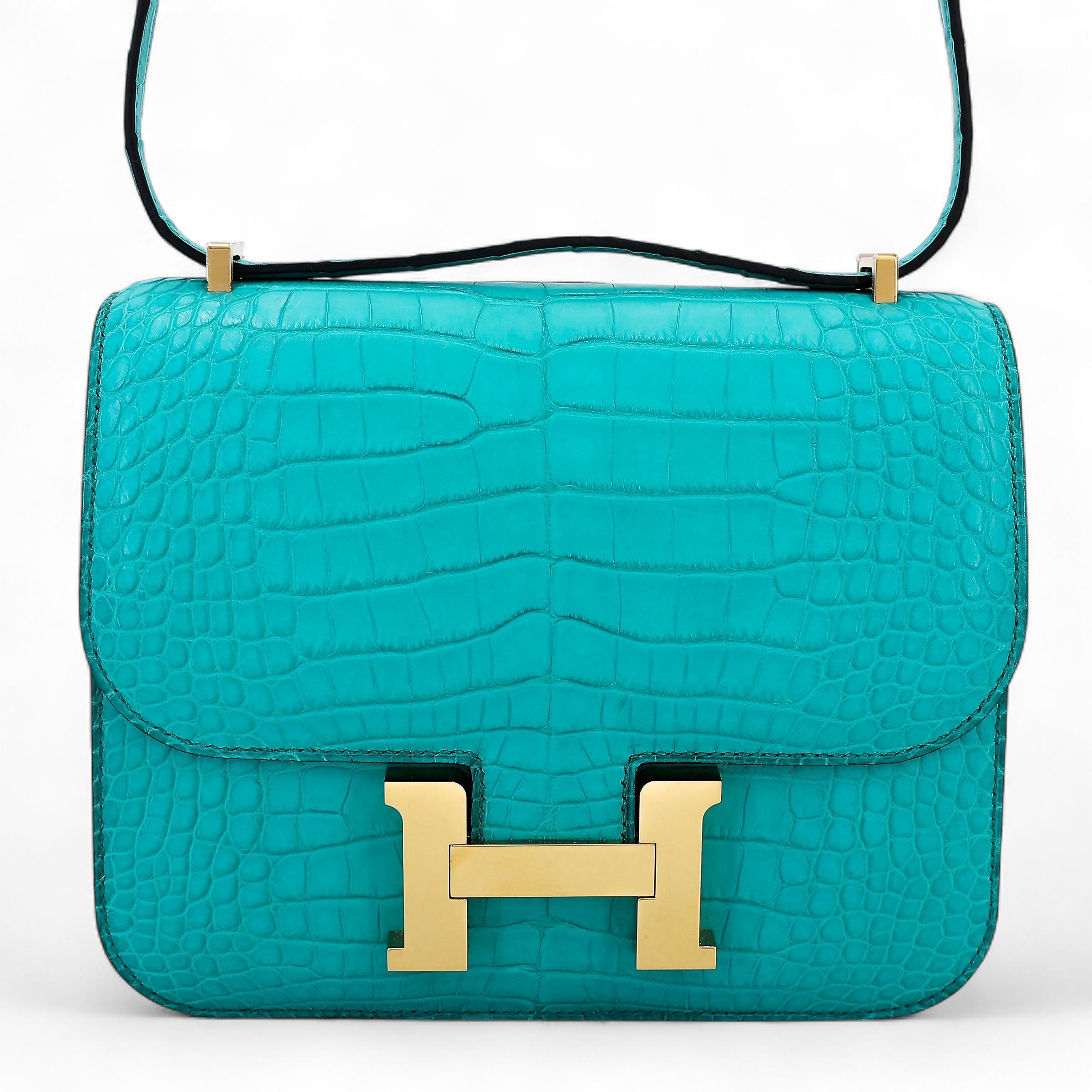 Constance Mini Bleu Paon (7F)