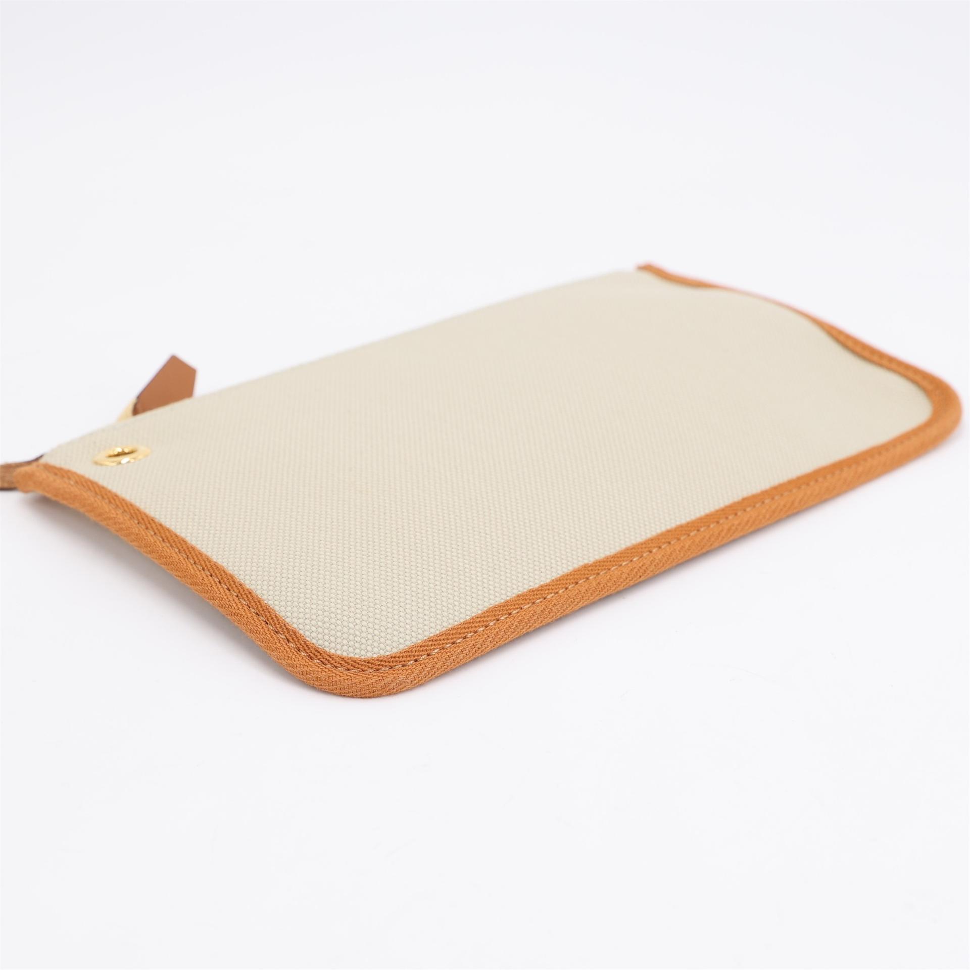 Unused ( Rank NS ) HERMÈS Herbag Zip 31 PM Natural (27) Vache Hunter Canvas Gold hardware Z (2021) - 25