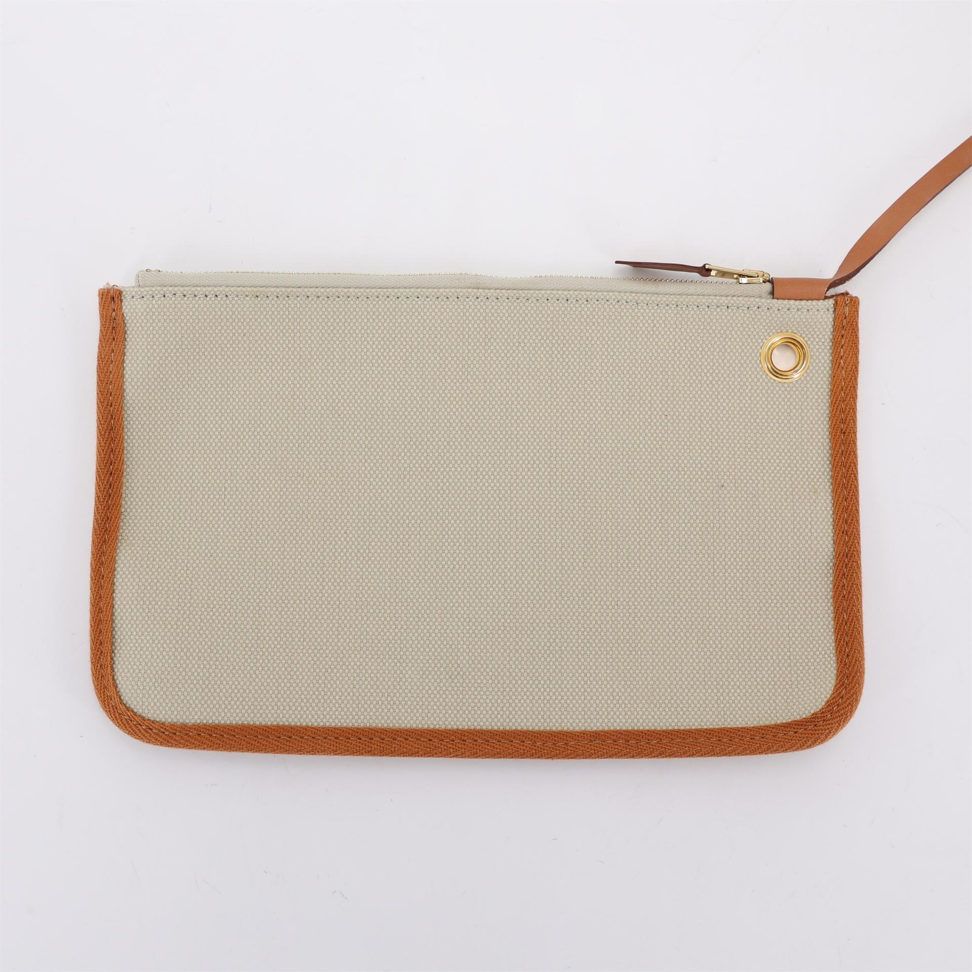 Unused ( Rank NS ) HERMÈS Herbag Zip 31 PM Natural (27) Vache Hunter Canvas Gold hardware Z (2021) - 22