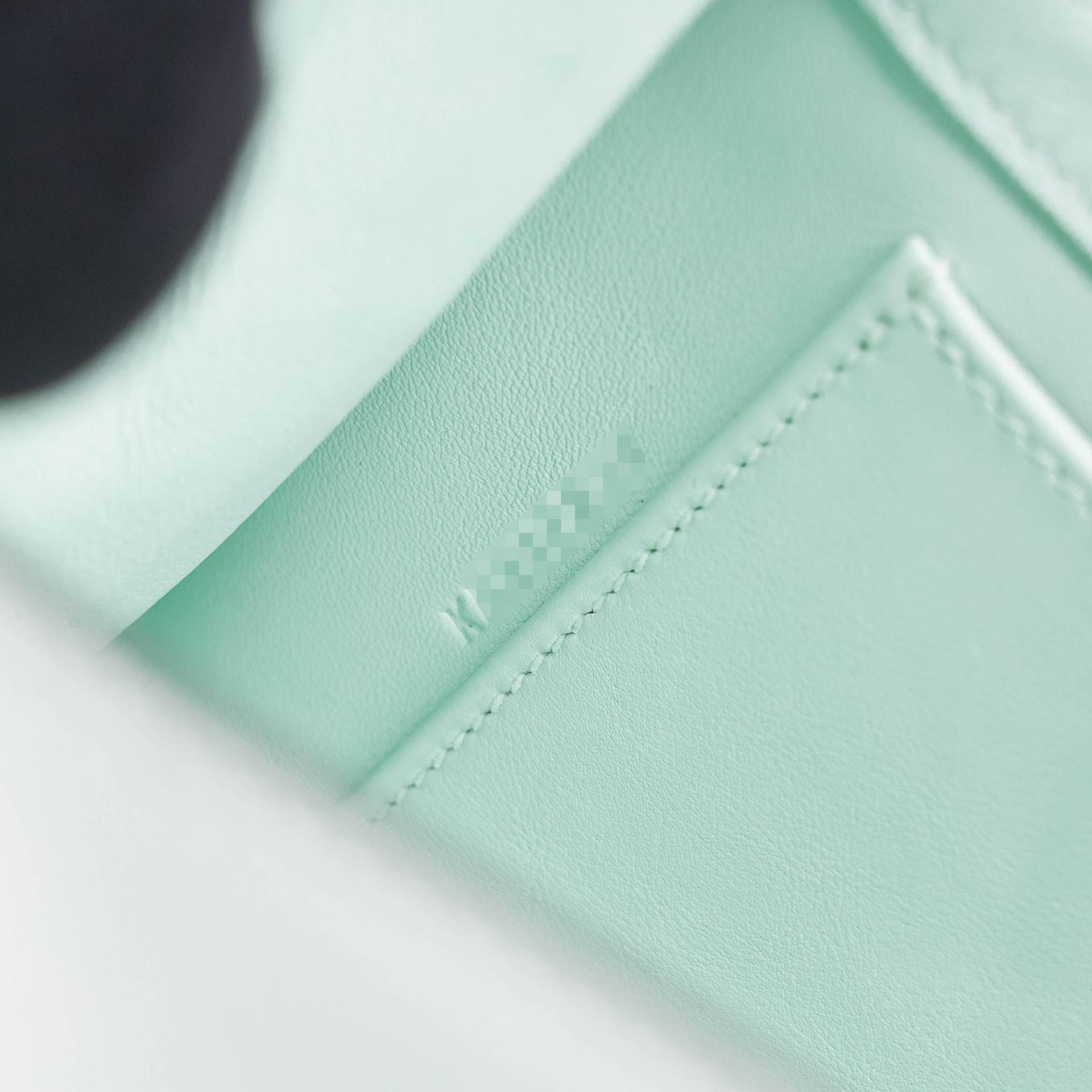 Brand New ( Rank N ) HERMÈS Kelly Danse Vert Peppermint (N3) Swift Palladium hardware K (2025) - 14
