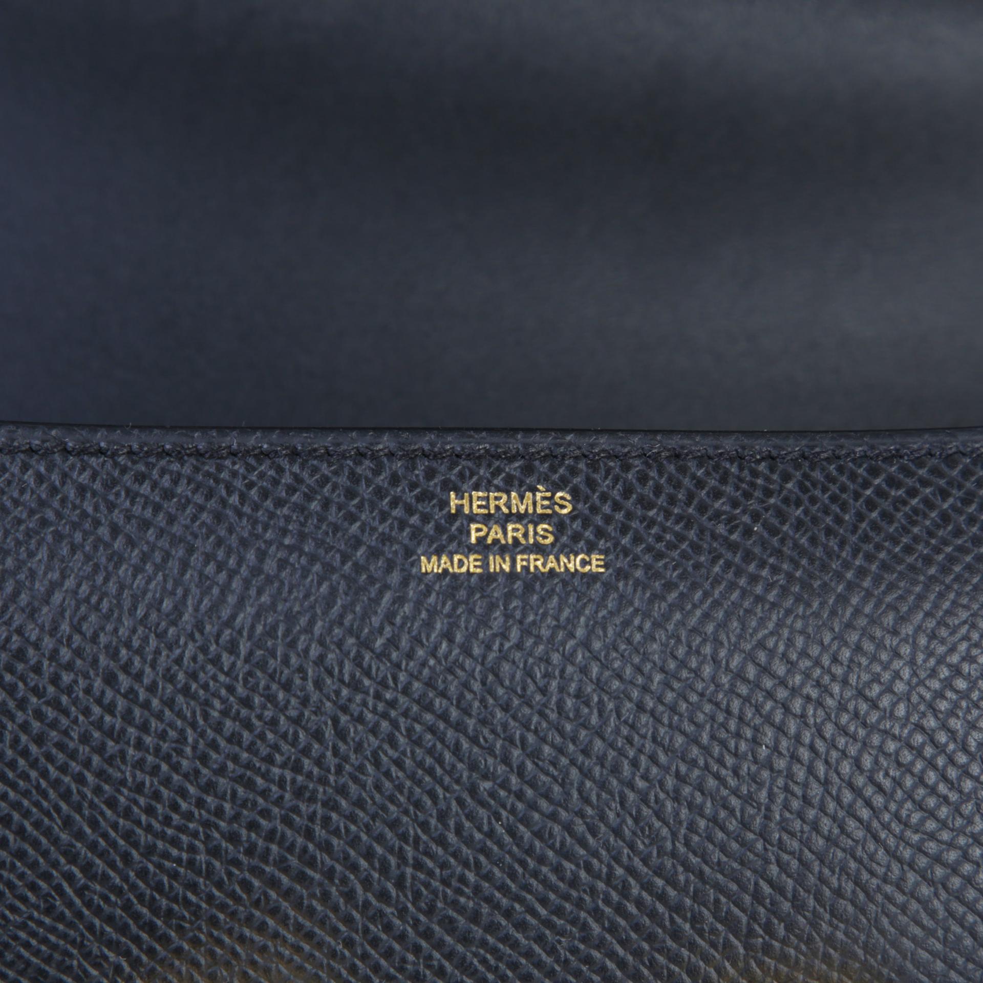 Brand New ( Rank N ) HERMÈS Constance Elan 2024 Noir (89) Epsom Gold hardware K (2025) - 10