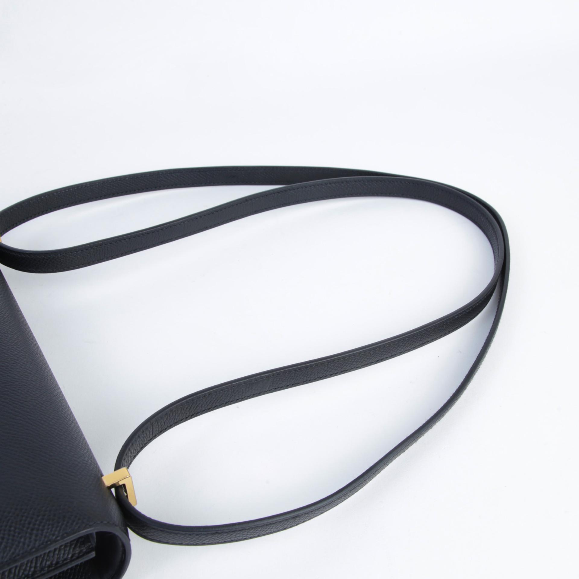 Brand New ( Rank N ) HERMÈS Constance Elan 2024 Noir (89) Epsom Gold hardware K (2025) - 3