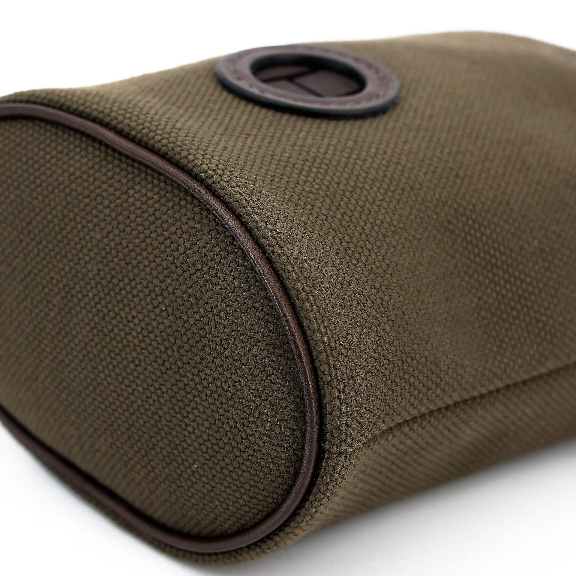 Unused ( Rank NS ) HERMÈS On-The-Go Dog Pouch Kaki (P8) Feu (9J) Canvas Palladium hardware B (2023) - 11