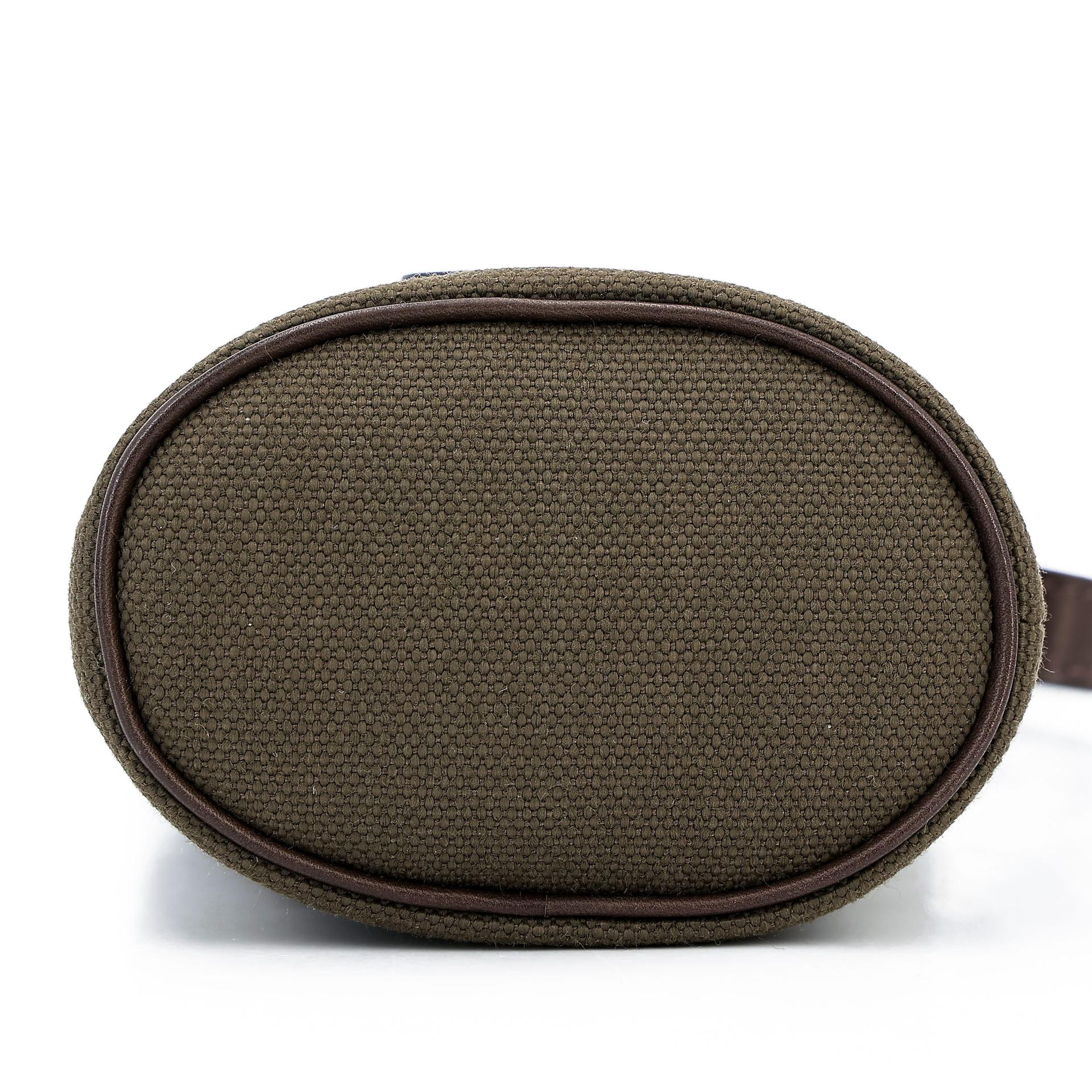 Unused ( Rank NS ) HERMÈS On-The-Go Dog Pouch Kaki (P8) Feu (9J) Canvas Palladium hardware B (2023) - 10