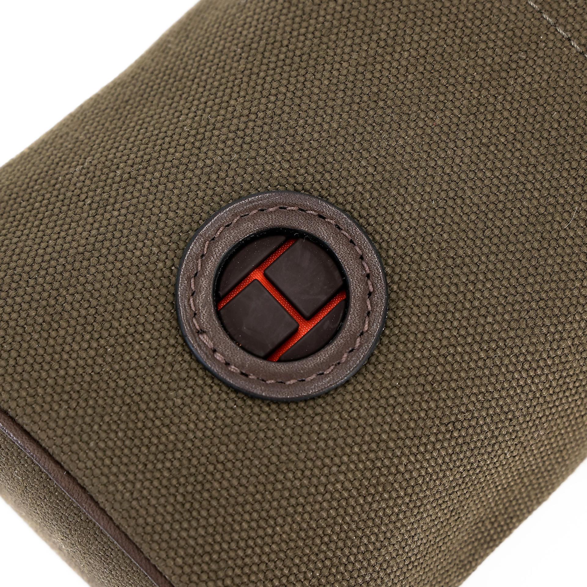 Unused ( Rank NS ) HERMÈS On-The-Go Dog Pouch Kaki (P8) Feu (9J) Canvas Palladium hardware B (2023) - 9