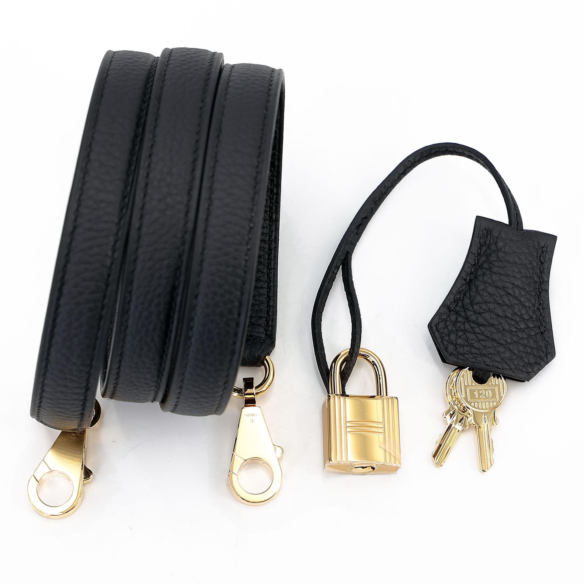 Brand New ( Rank N ) HERMÈS Kelly 25 Noir (89) Togo Gold hardware K (2025) - 18