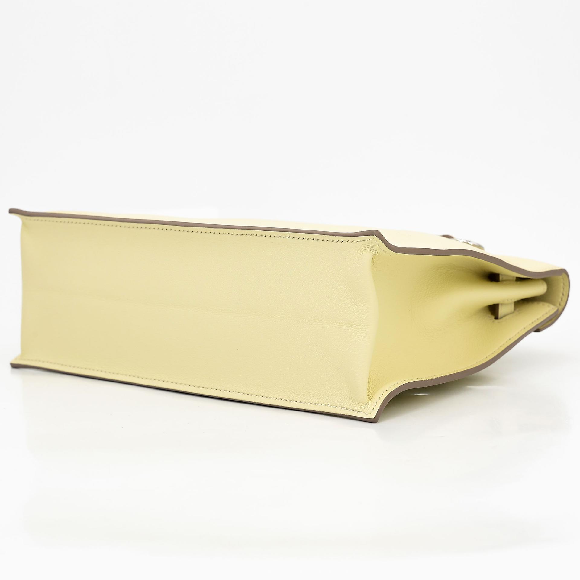 Excellent ( Rank SA ) HERMÈS Kelly Danse Jaune milton (i8) Swift Palladium hardware K (2025) - 7