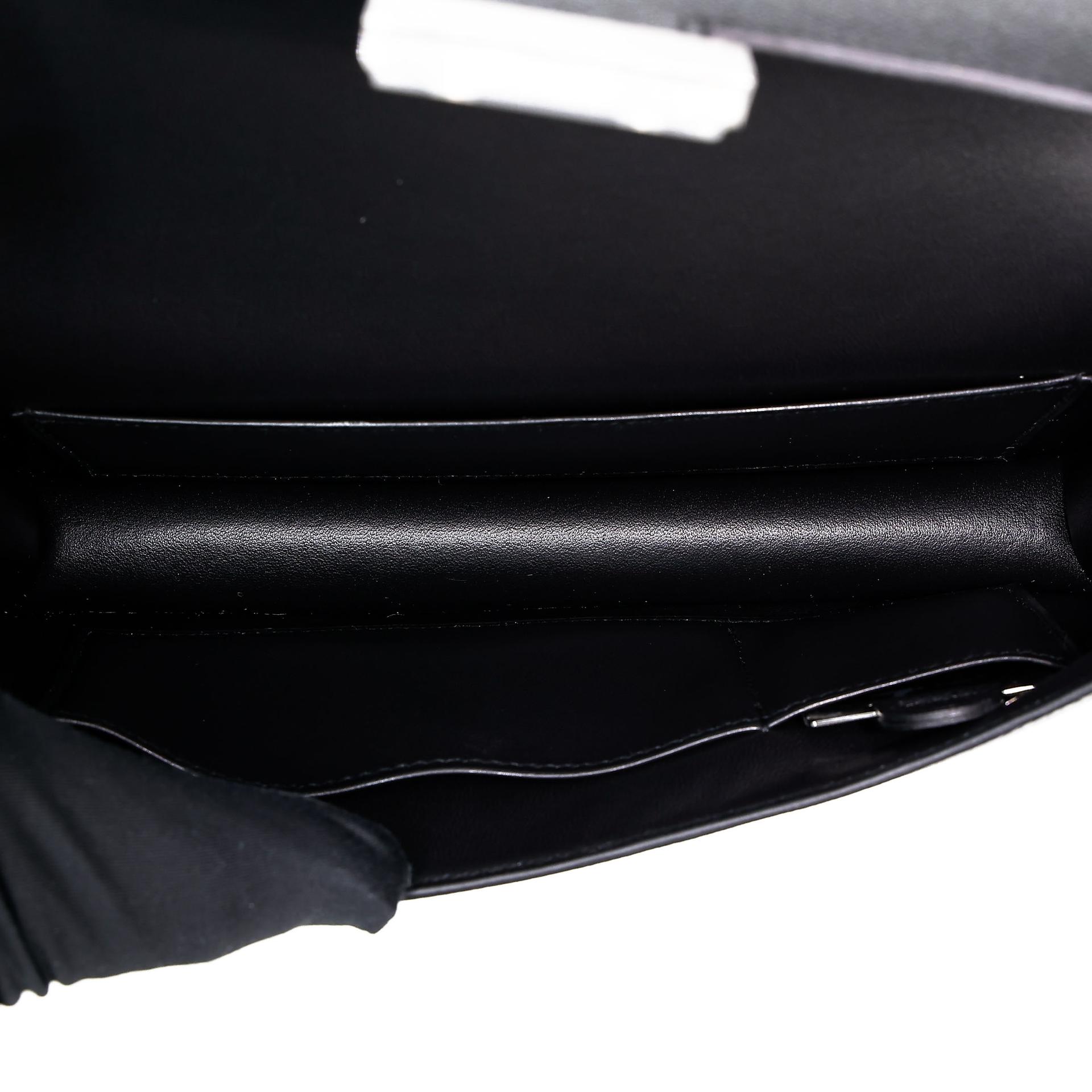 Brand New ( Rank N ) HERMÈS Constance Elan Noir (89) Epsom Palladium hardware K (2025) - 16
