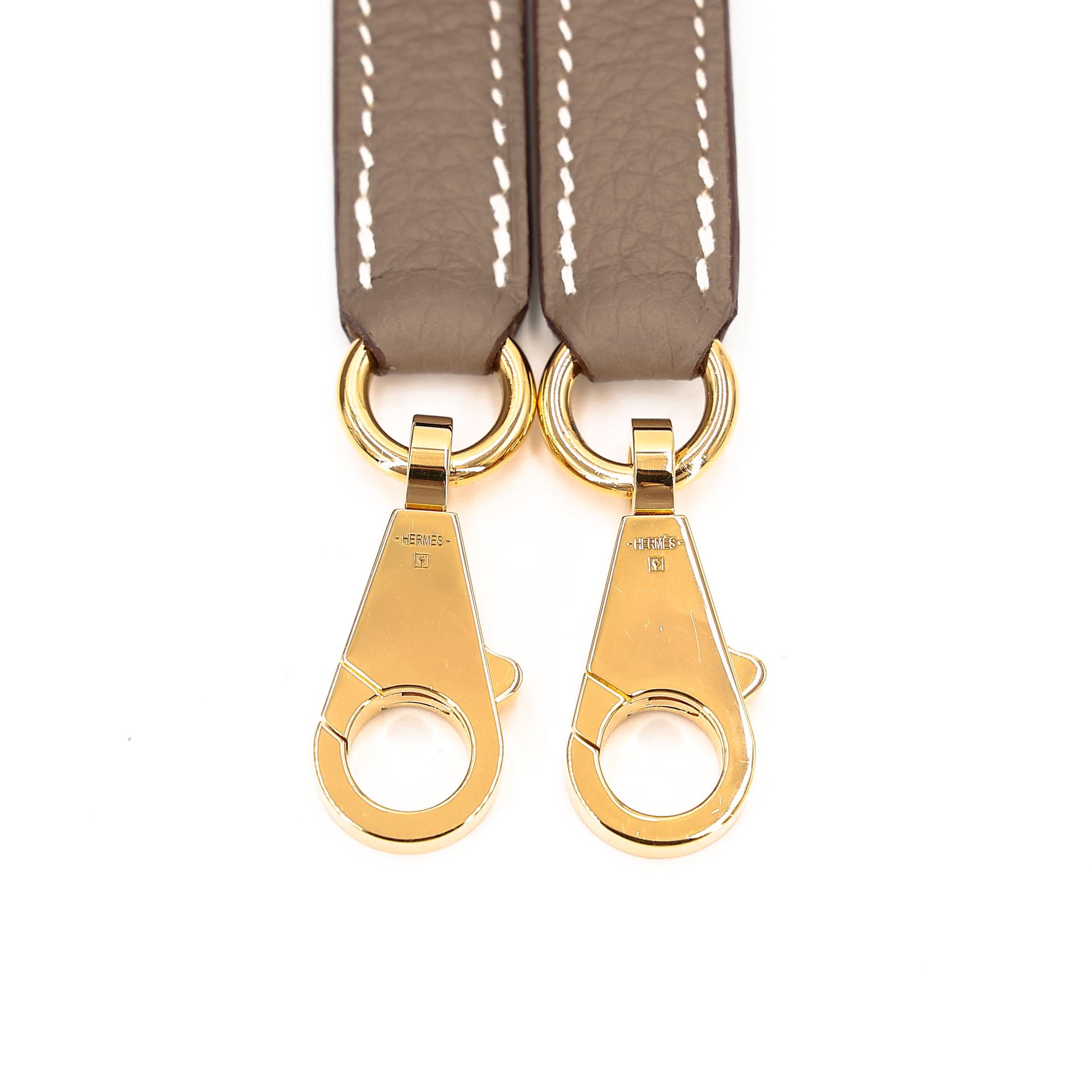 Excellent ( Rank SA ) HERMÈS Kelly 28 Etoupe (18) Togo Gold hardware Z (2021) - 29
