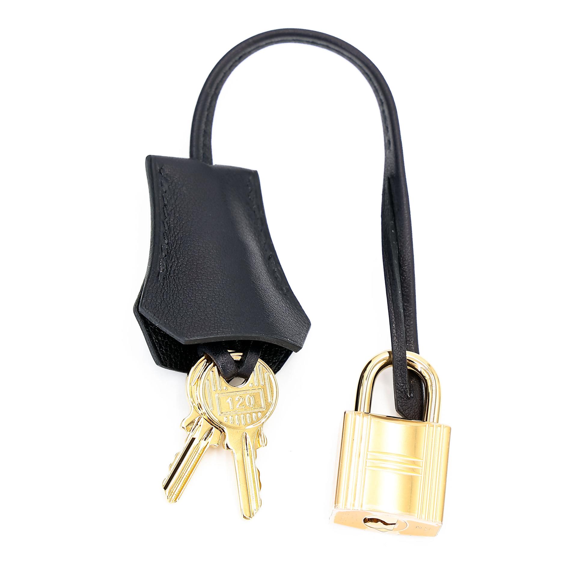 Brand New ( Rank N ) HERMÈS Birkin 25 Noir (89) Volupto calfskin Gold hardware K (2025) - 18