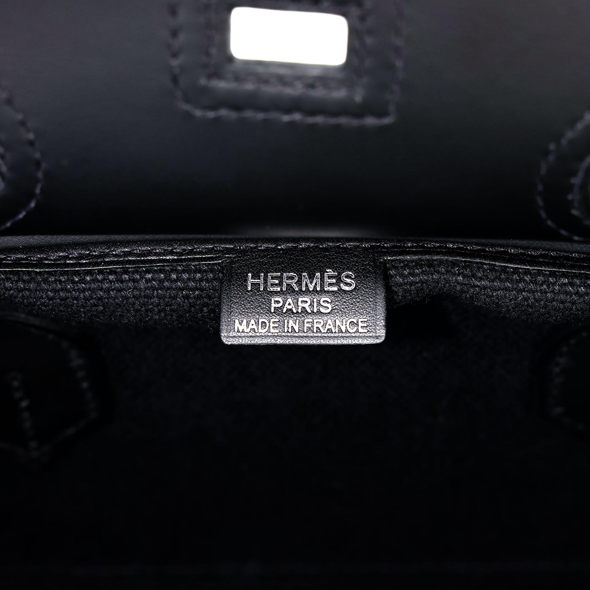 Brand New ( Rank N ) HERMÈS Limited Edition Birkin Cargo 35 Noir (89) Toile Goeland canvas Swift Palladium hardware K (2025) - 26