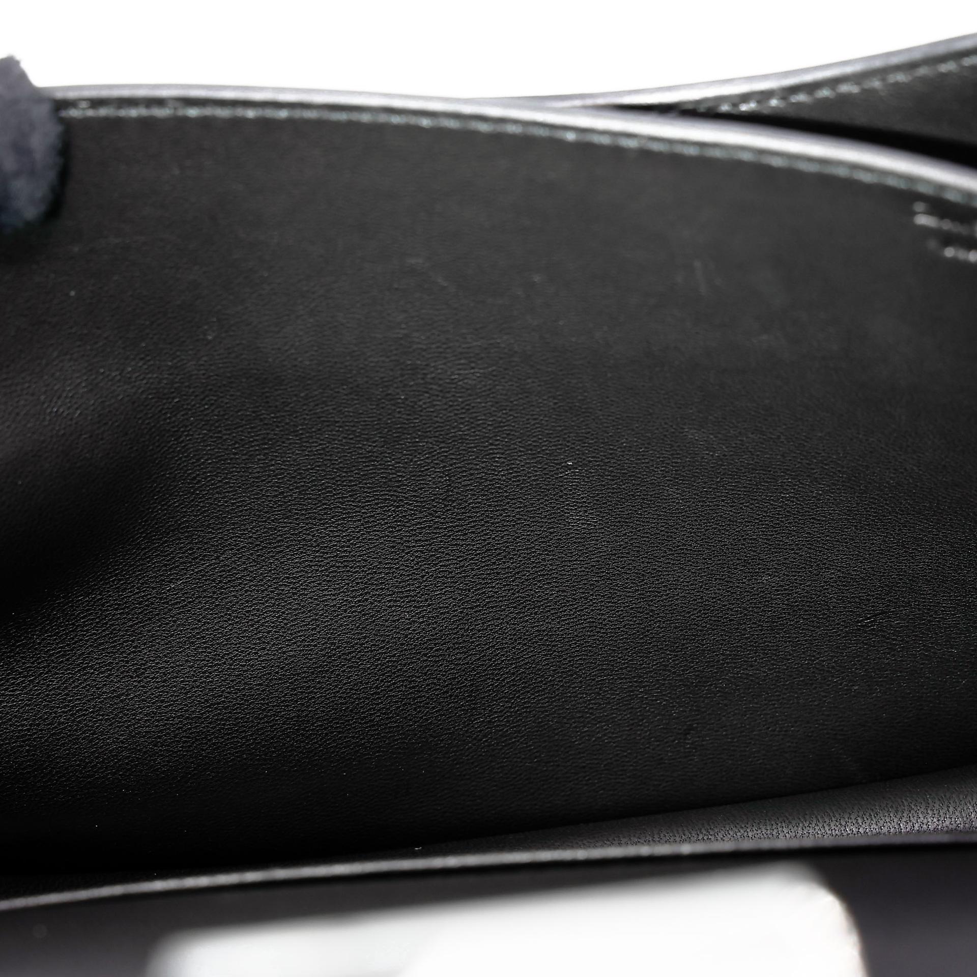 Very Good ( Rank A) HERMÈS Limited Edition Constance Mini Studio Noir (89) Monsieur Palladium hardware Z (2021) - 25