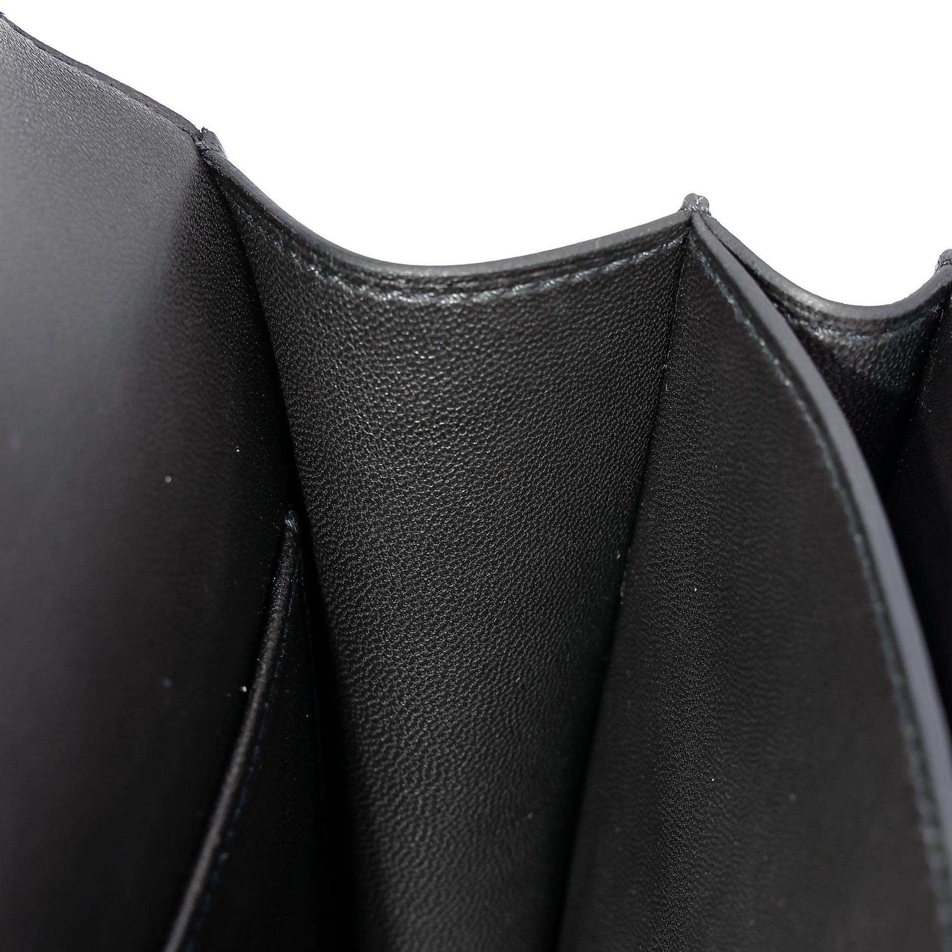 Very Good ( Rank A) HERMÈS Limited Edition Constance Mini Studio Noir (89) Monsieur Palladium hardware Z (2021) - 23