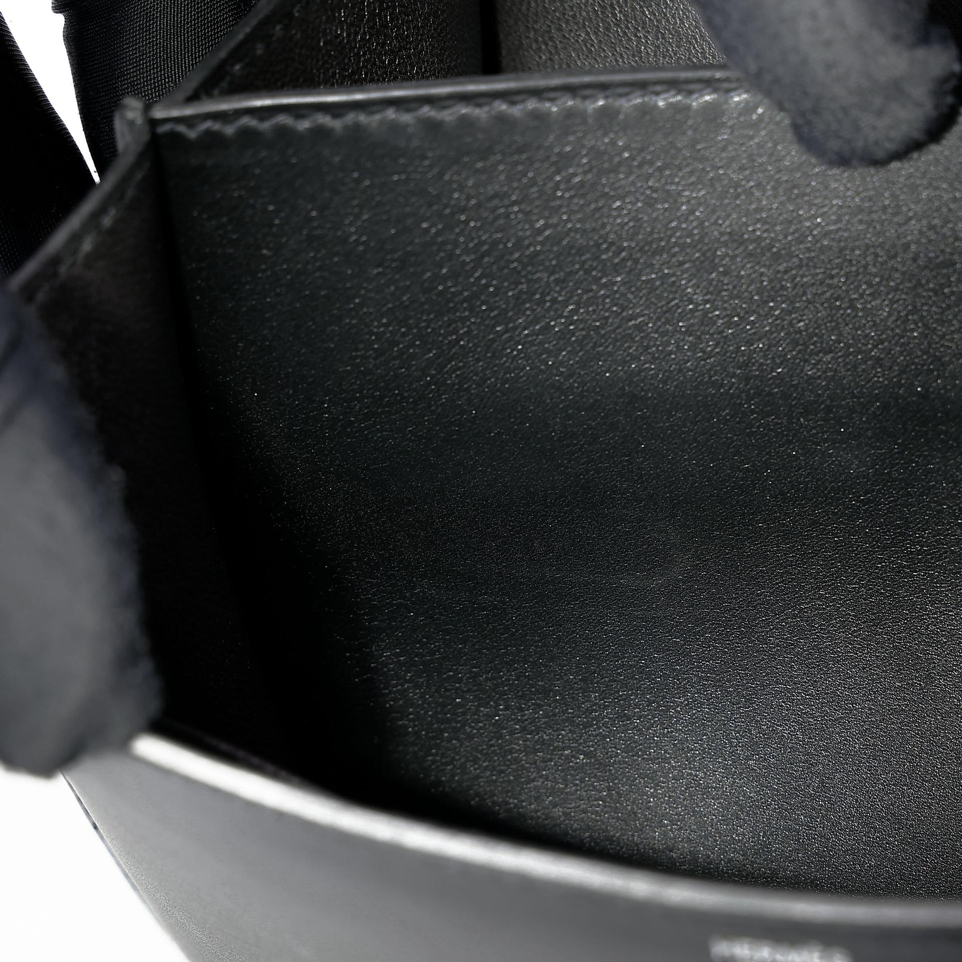 Very Good ( Rank A) HERMÈS Limited Edition Constance Mini Studio Noir (89) Monsieur Palladium hardware Z (2021) - 27