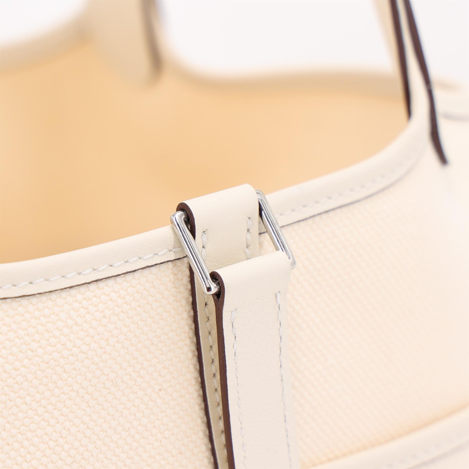 ランク NS 未使用品 HERMÈS エルメス 限定品 ピコタンロックPM カーゴ ナタ (I2) スイフト キャンバス シルバー金具 U刻印 (2022) - 12