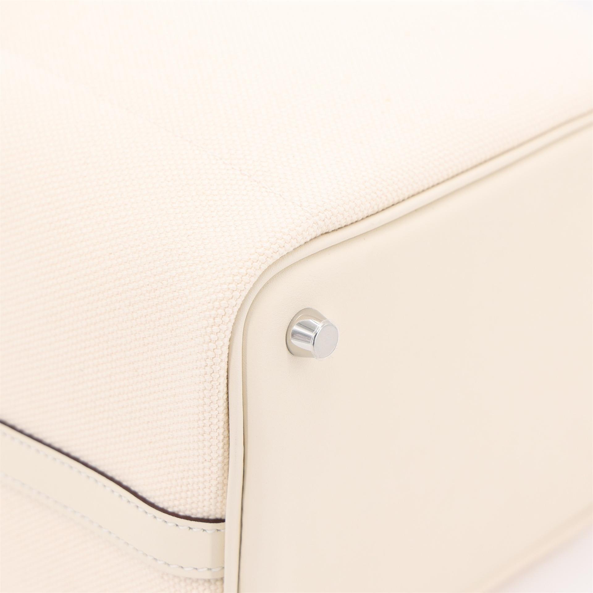 ランク NS 未使用品 HERMÈS エルメス 限定品 ピコタンロックPM カーゴ ナタ (I2) スイフト キャンバス シルバー金具 U刻印 (2022) - 7