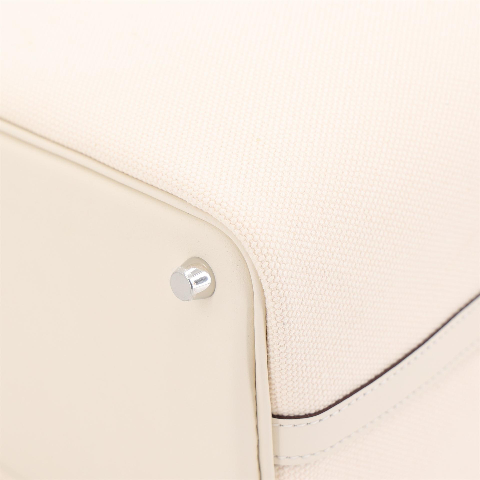 ランク NS 未使用品 HERMÈS エルメス 限定品 ピコタンロックPM カーゴ ナタ (I2) スイフト キャンバス シルバー金具 U刻印 (2022) - 8