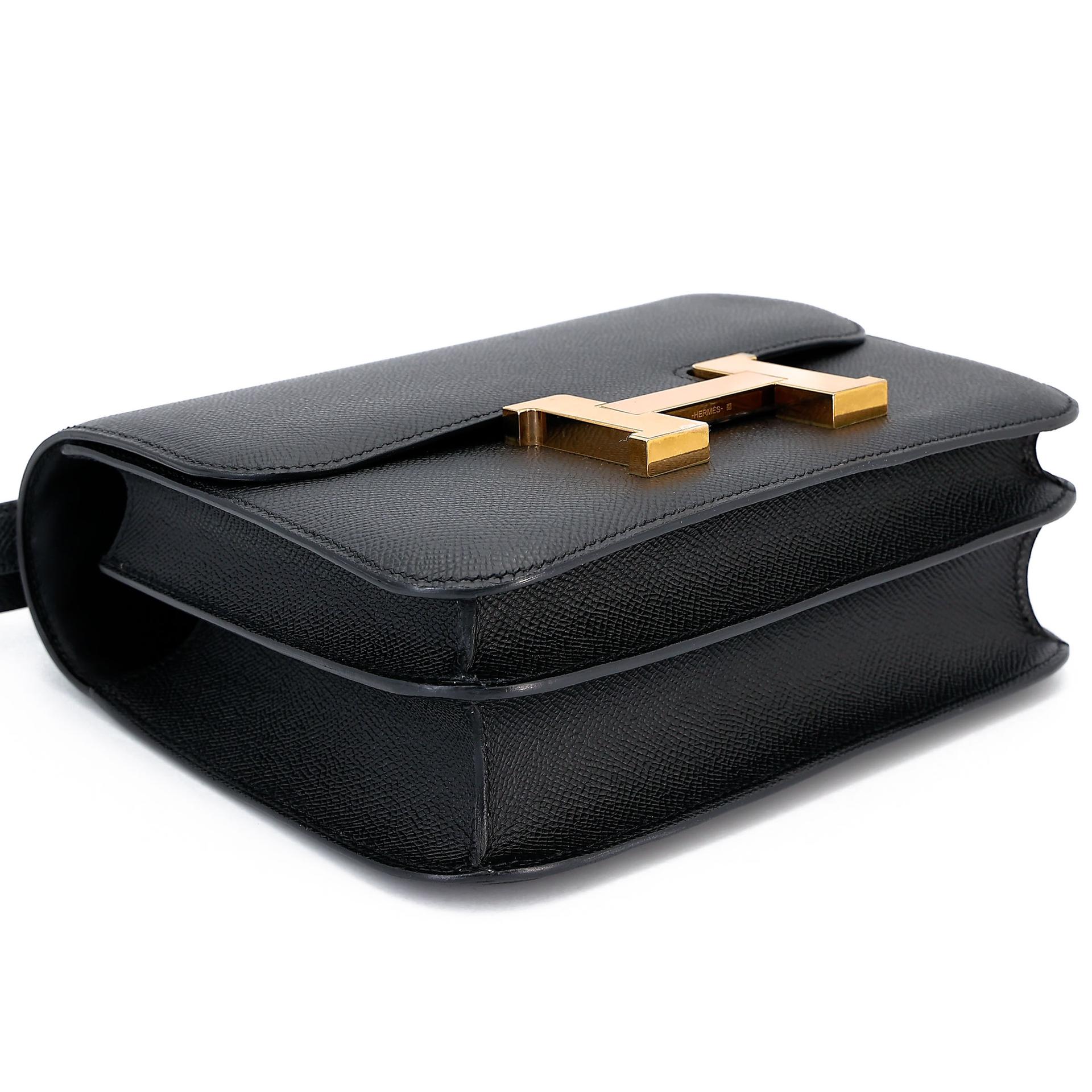 ランク A HERMÈS エルメス コンスタンス24 ブラック (89) エプソン ゴールド金具 A刻印 (2017) - 5