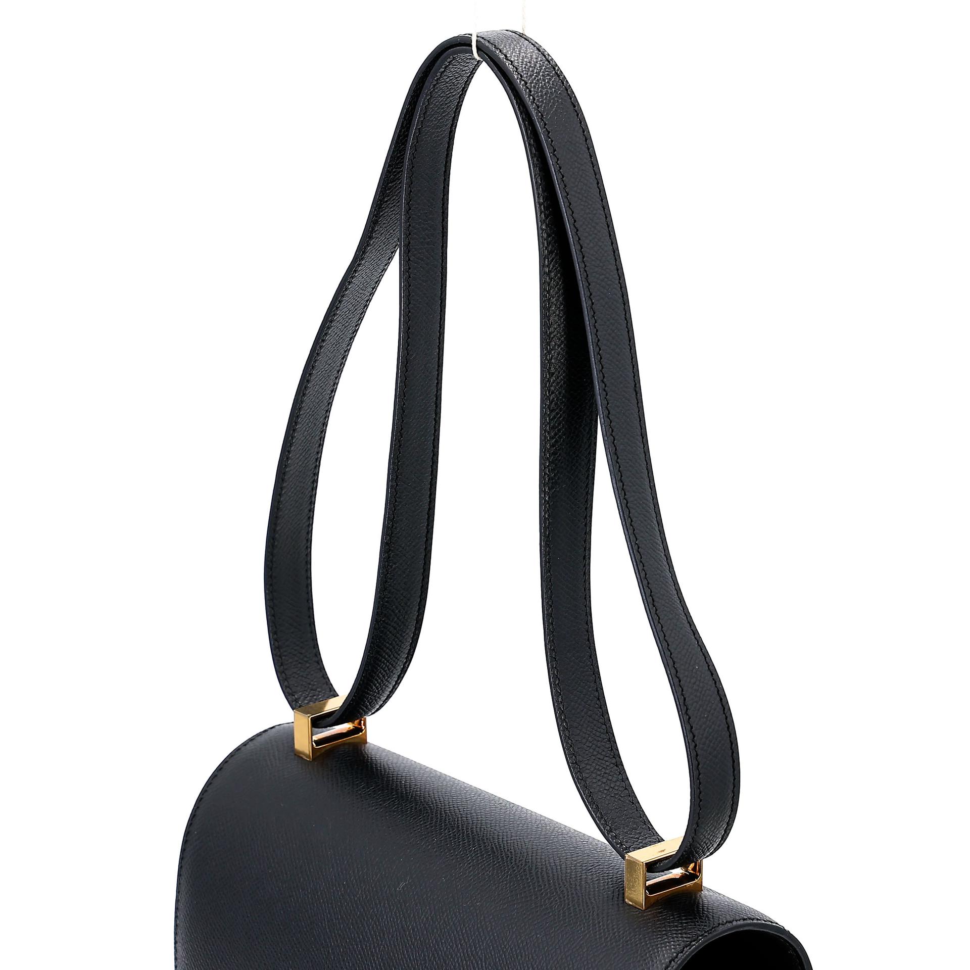ランク A HERMÈS エルメス コンスタンス24 ブラック (89) エプソン ゴールド金具 A刻印 (2017) - 3