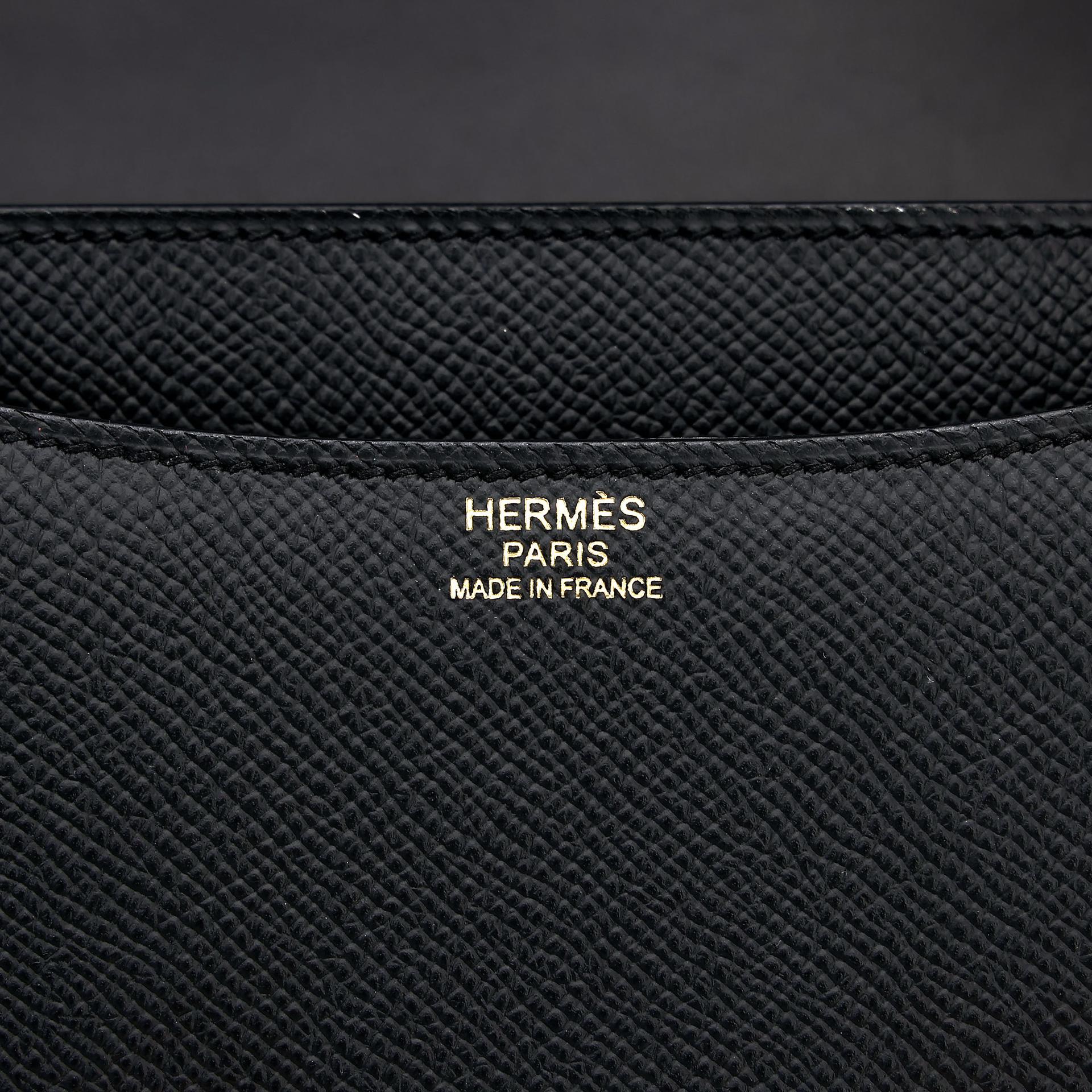 ランク A HERMÈS エルメス コンスタンス24 ブラック (89) エプソン ゴールド金具 A刻印 (2017) - 22