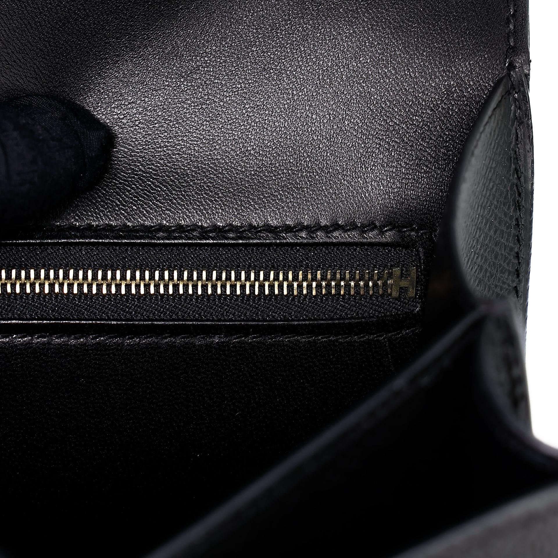 ランク A HERMÈS エルメス コンスタンス24 ブラック (89) エプソン ゴールド金具 A刻印 (2017) - 24