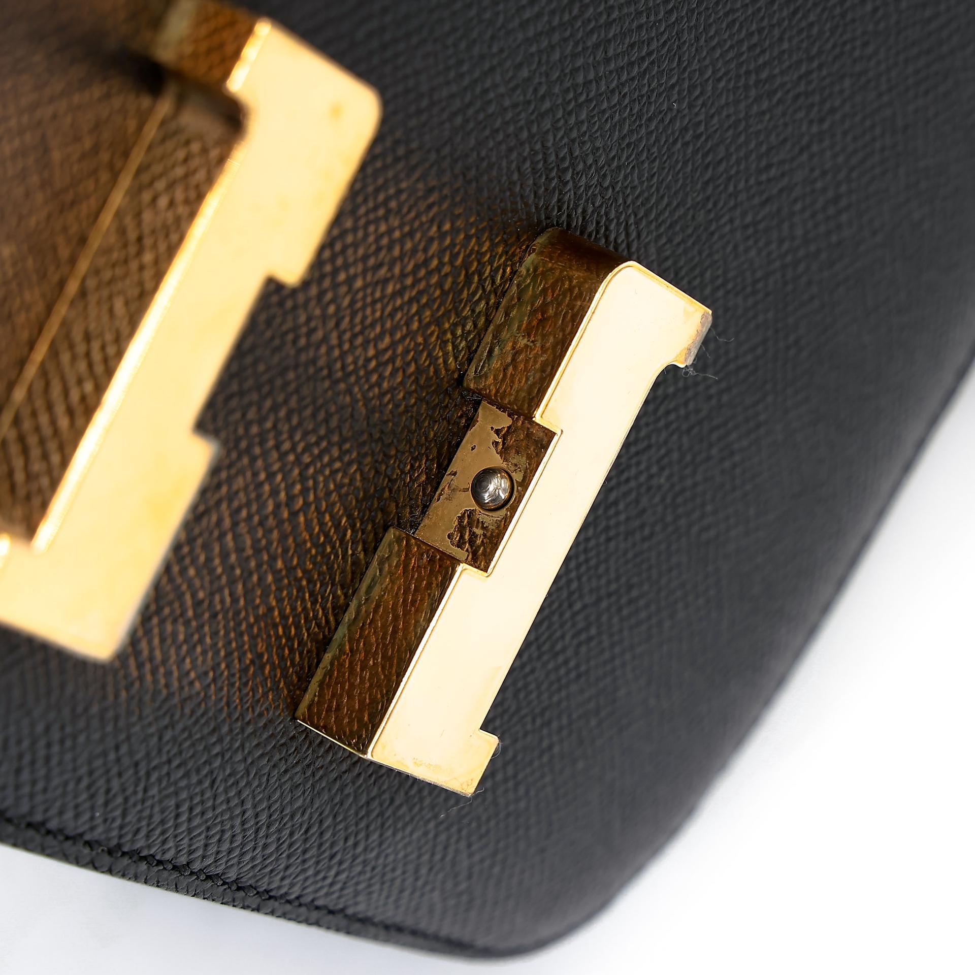 ランク A HERMÈS エルメス コンスタンス24 ブラック (89) エプソン ゴールド金具 A刻印 (2017) - 17