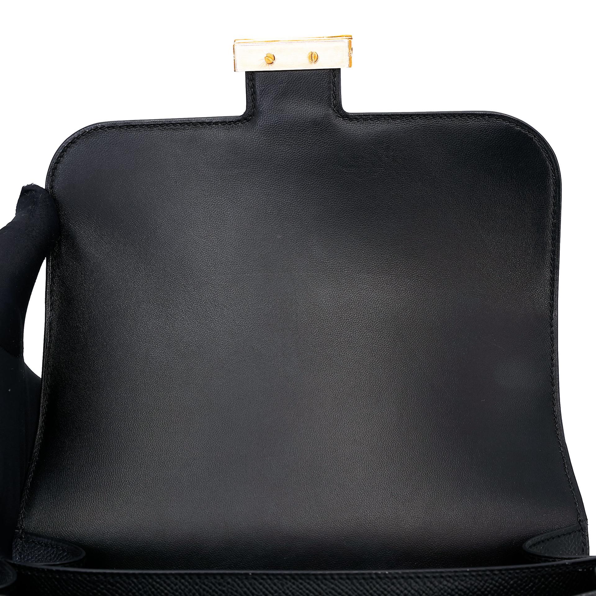 ランク A HERMÈS エルメス コンスタンス24 ブラック (89) エプソン ゴールド金具 A刻印 (2017) - 19