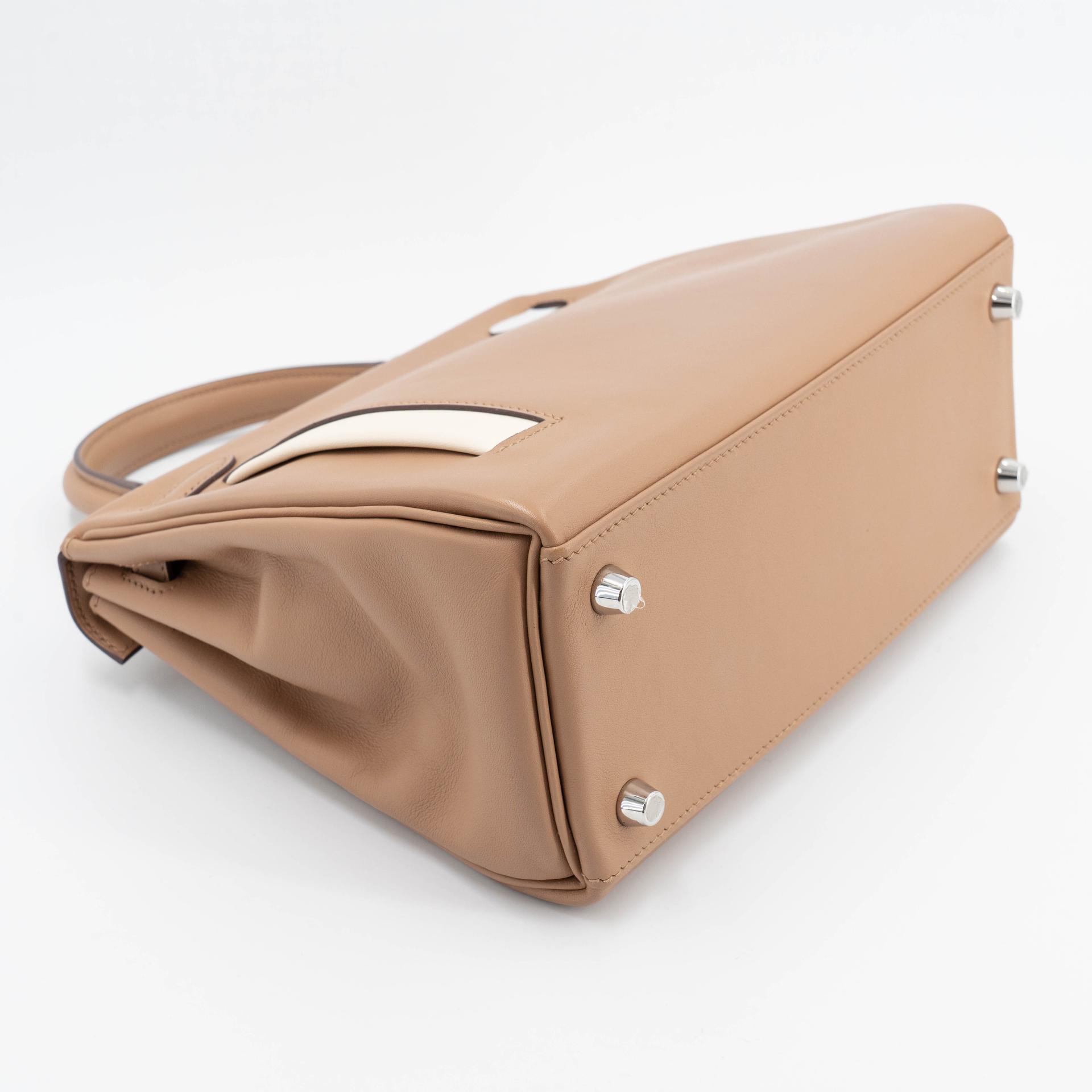 Very Good ( Rank A) HERMÈS Limited Edition Kelly 25 Colormatic Chai (0M) Lime (9R) Bleu Brume (T0) Cassis (N5) Nata (I2) Swift Palladium hardware B (2023) - 6