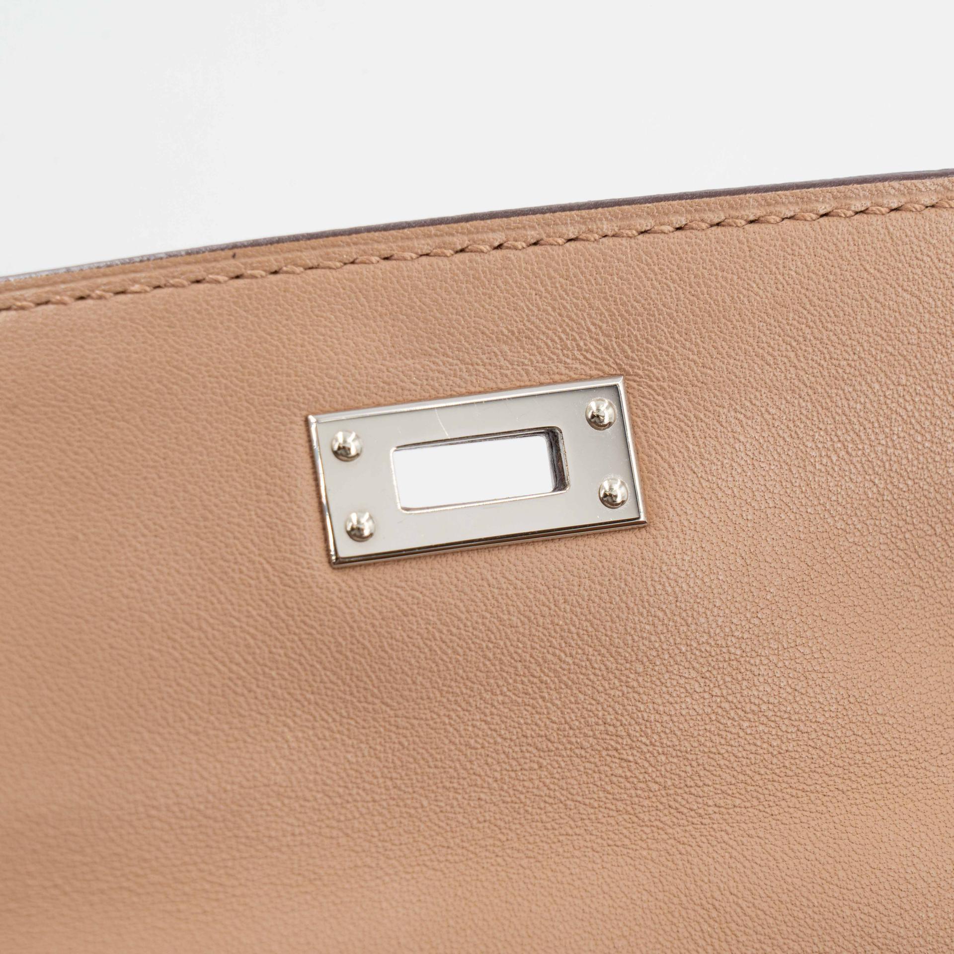 Very Good ( Rank A) HERMÈS Limited Edition Kelly 25 Colormatic Chai (0M) Lime (9R) Bleu Brume (T0) Cassis (N5) Nata (I2) Swift Palladium hardware B (2023) - 19
