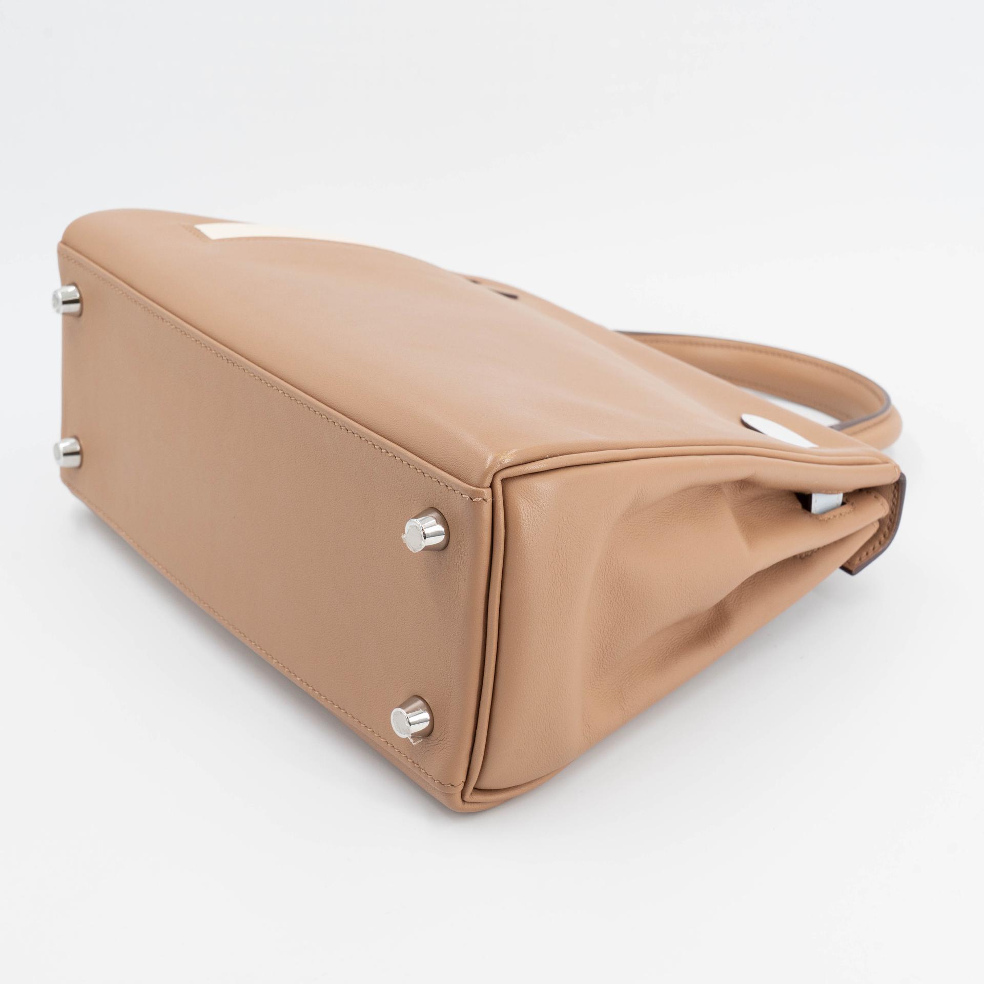 Very Good ( Rank A) HERMÈS Limited Edition Kelly 25 Colormatic Chai (0M) Lime (9R) Bleu Brume (T0) Cassis (N5) Nata (I2) Swift Palladium hardware B (2023) - 5