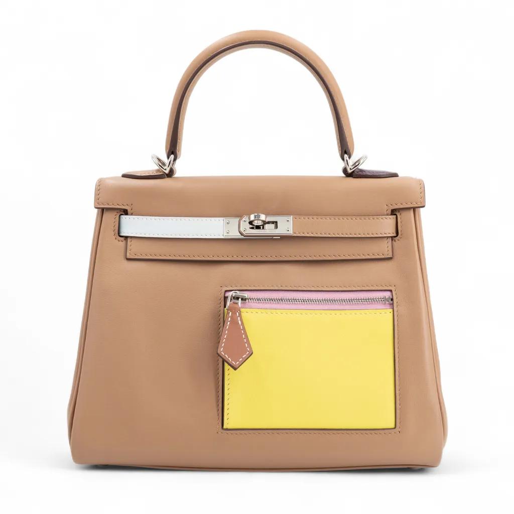Kelly 25 Colormatic Chai (0M) Lime (9R) Bleu Brume (T0) Cassis (N5) Nata (I2)