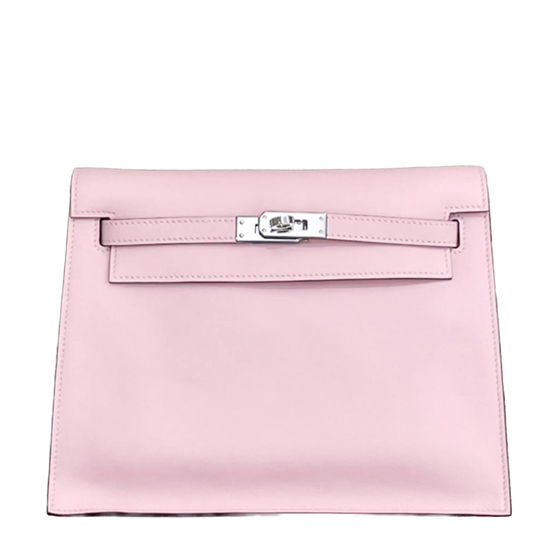 Excellent ( Rank SA ) HERMÈS Kelly Danse Rose Sakura (3Q) Swift Palladium hardware K (2025) - 1