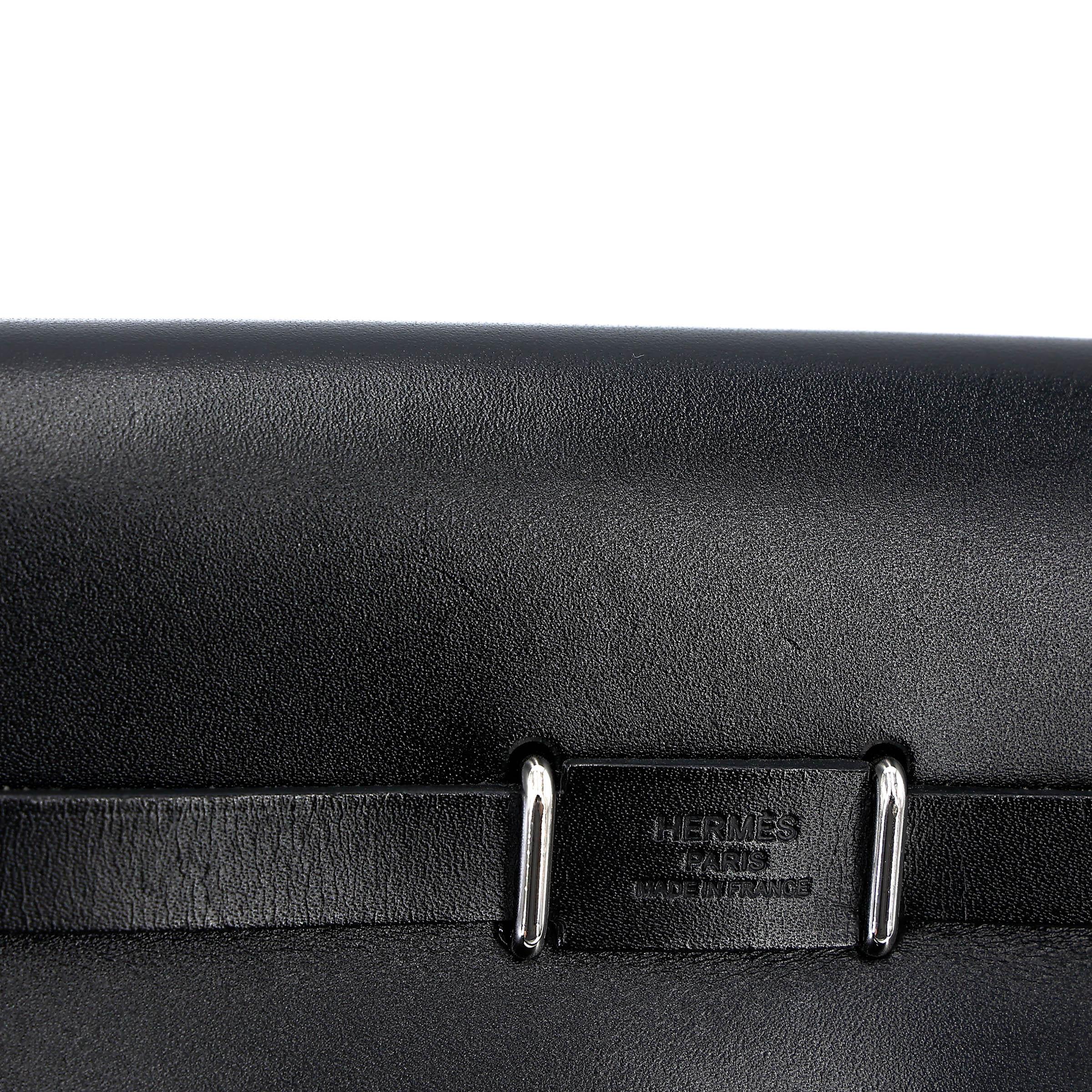 SA超美品 HERMÈS 爱马仕 Herbag Zip Mini 20 89 黑色 Noir (Black) 65 Vert Moyen 宝石绿 Vache Hunter皮 Toile H Viking帆布 银扣 K刻 2025年 - 15