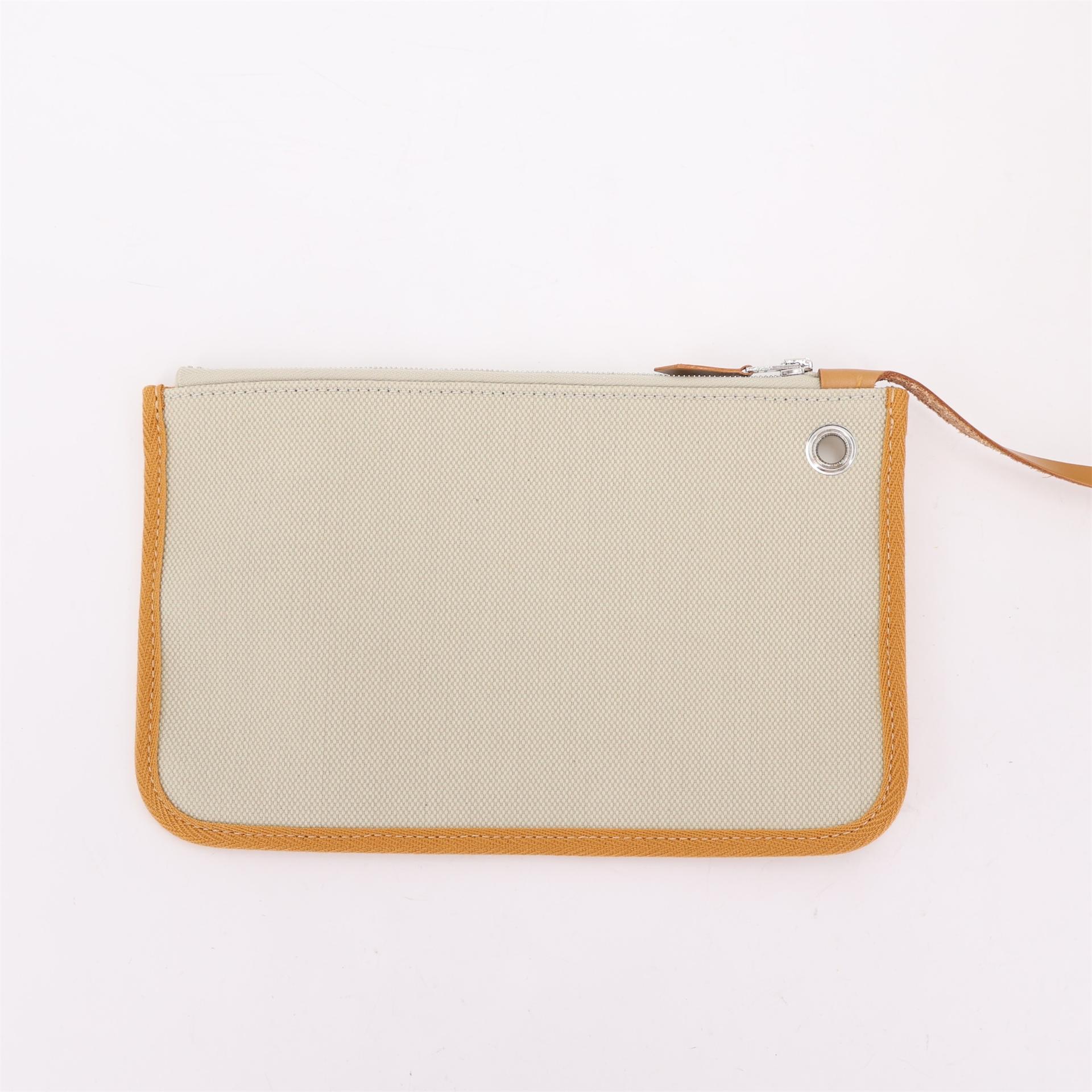 Unused ( Rank NS ) HERMÈS Herbag Zip 31 PM Natural Sable (21) Vache Hunter Toile H canvas Palladium hardware U (2022) - 20
