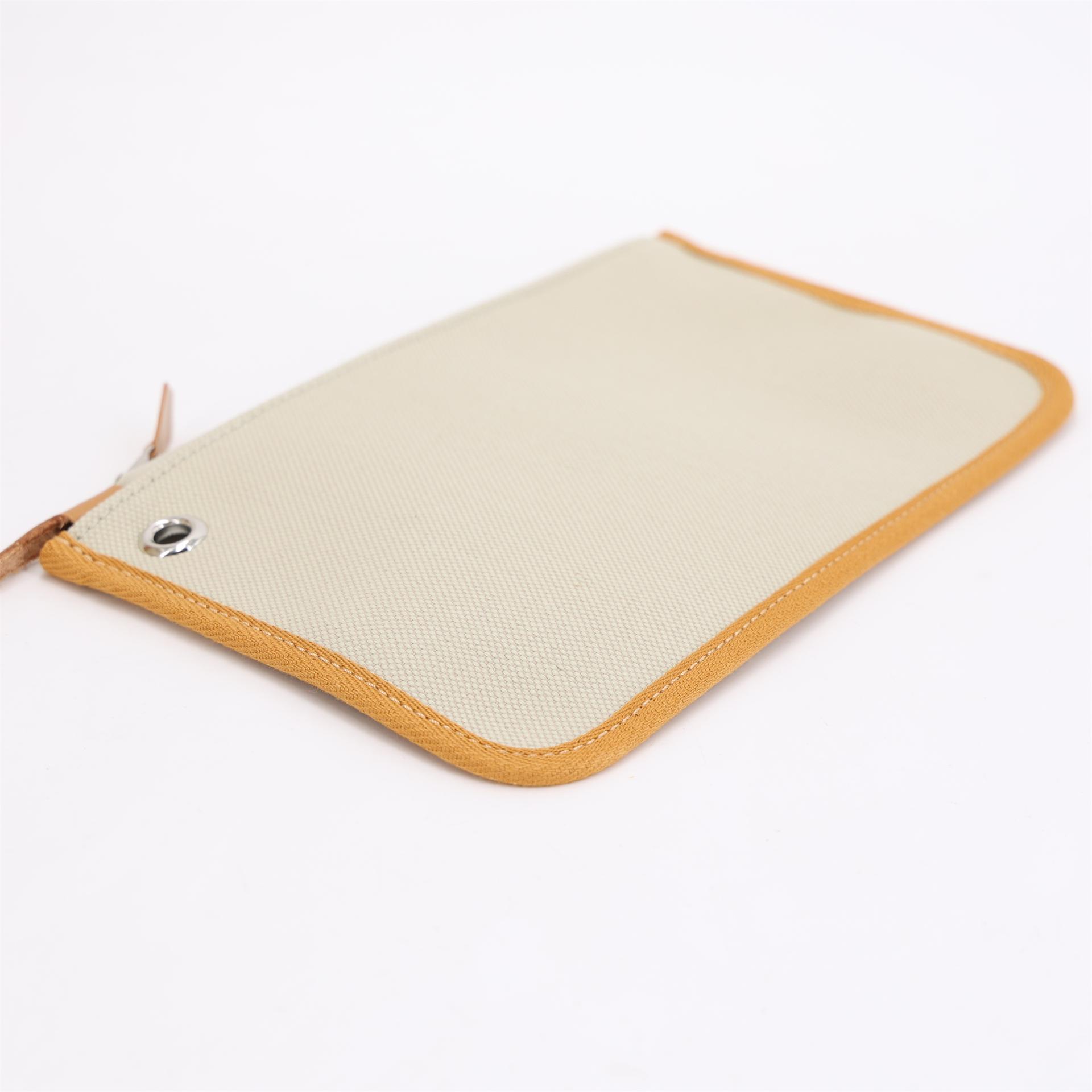 Unused ( Rank NS ) HERMÈS Herbag Zip 31 PM Natural Sable (21) Vache Hunter Toile H canvas Palladium hardware U (2022) - 21