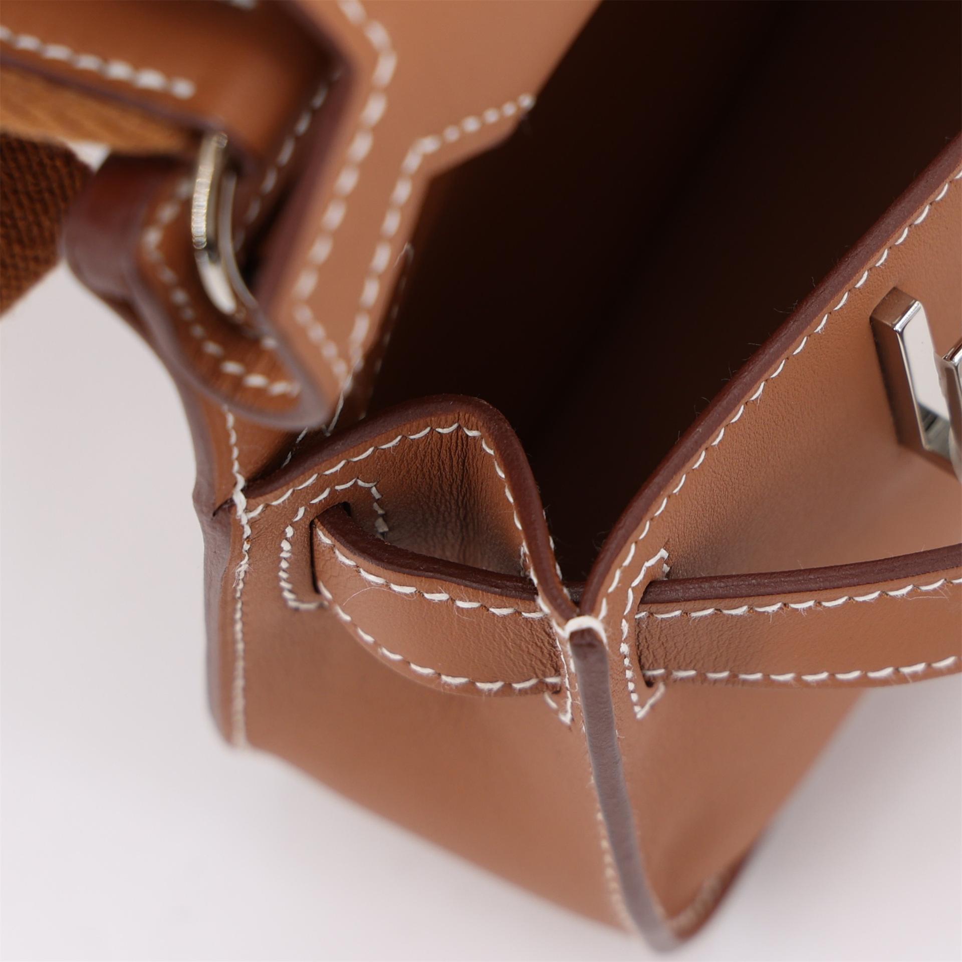 Unused ( Rank NS ) HERMÈS Jypsiere Mini Gold (37) Swift Palladium hardware W (2024) - 13