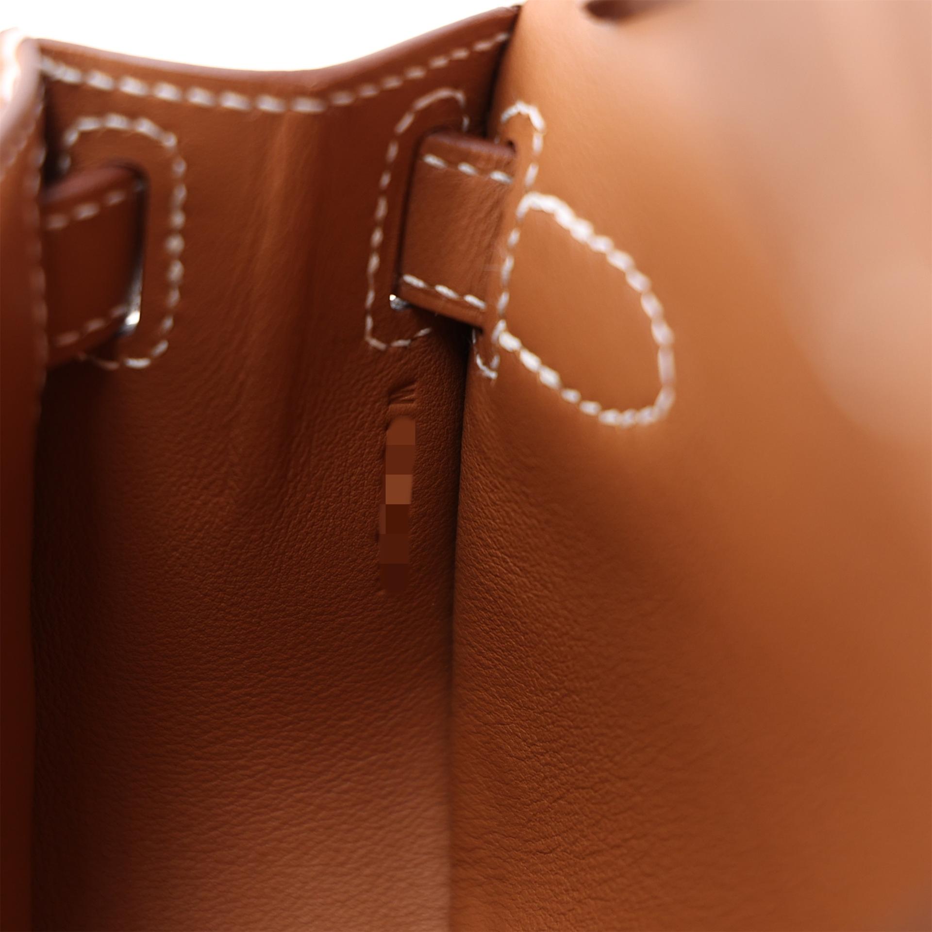 Unused ( Rank NS ) HERMÈS Jypsiere Mini Gold (37) Swift Palladium hardware W (2024) - 15