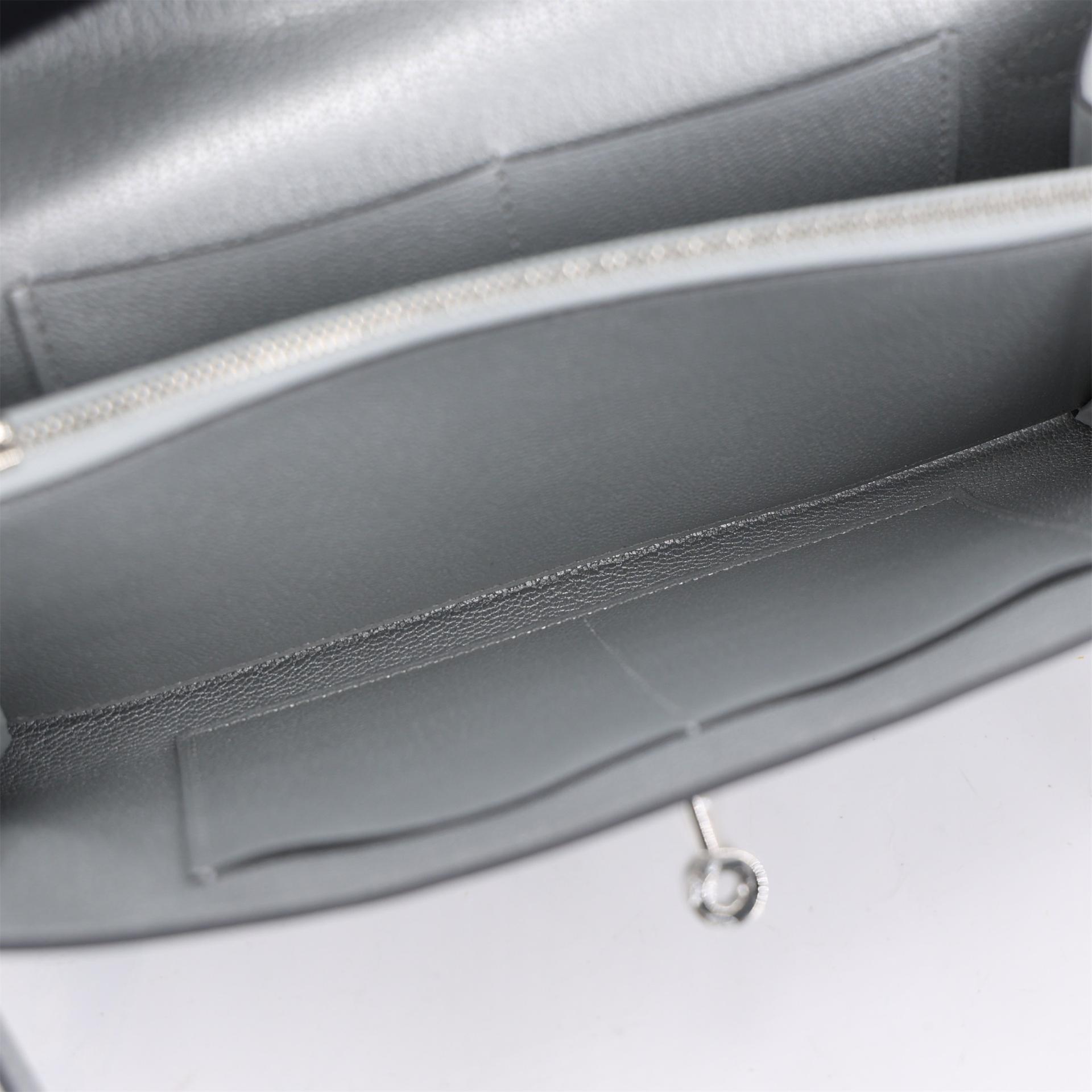 Brand New ( Rank N ) HERMÈS Kelly To Go Wallet Argent (05) Chamkilight Chevre Palladium hardware K (2025) - 13
