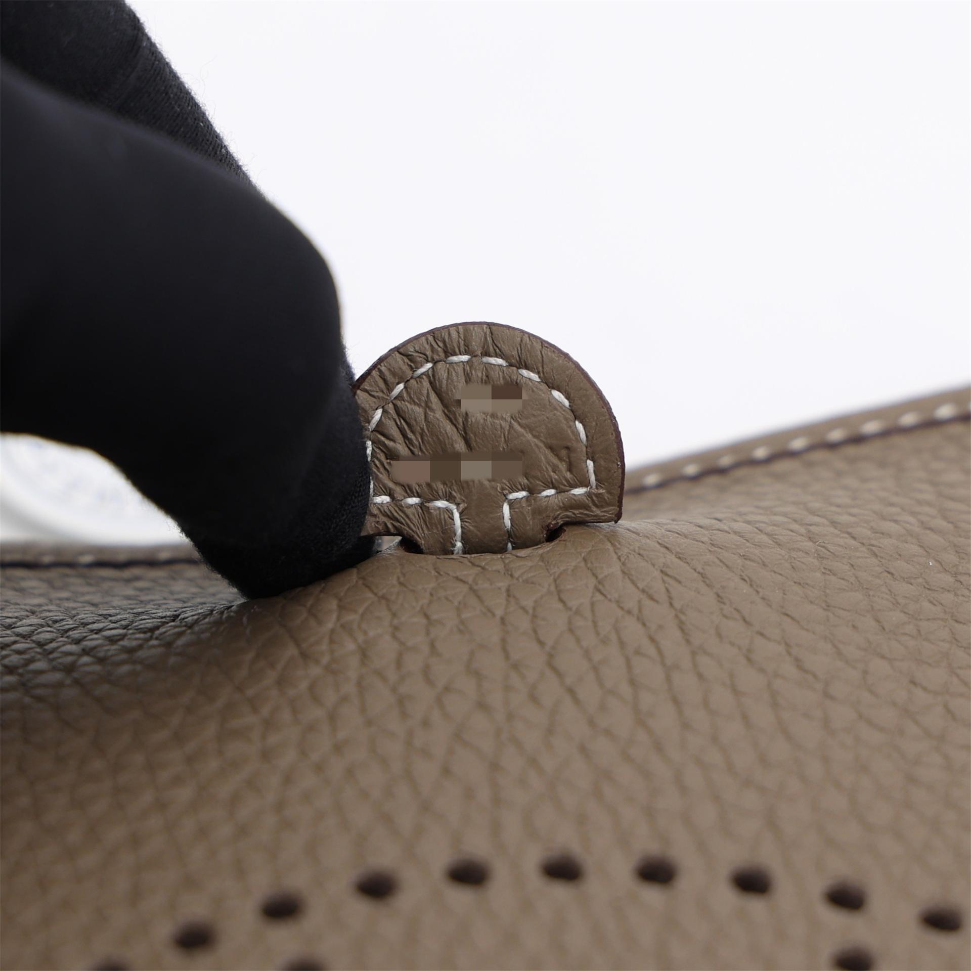 ランク N 新品 HERMÈS エルメス エブリンTPM バンドリエール112cm エトゥープ (18) トリヨン シルバー金具 K刻印 (2025) - 11